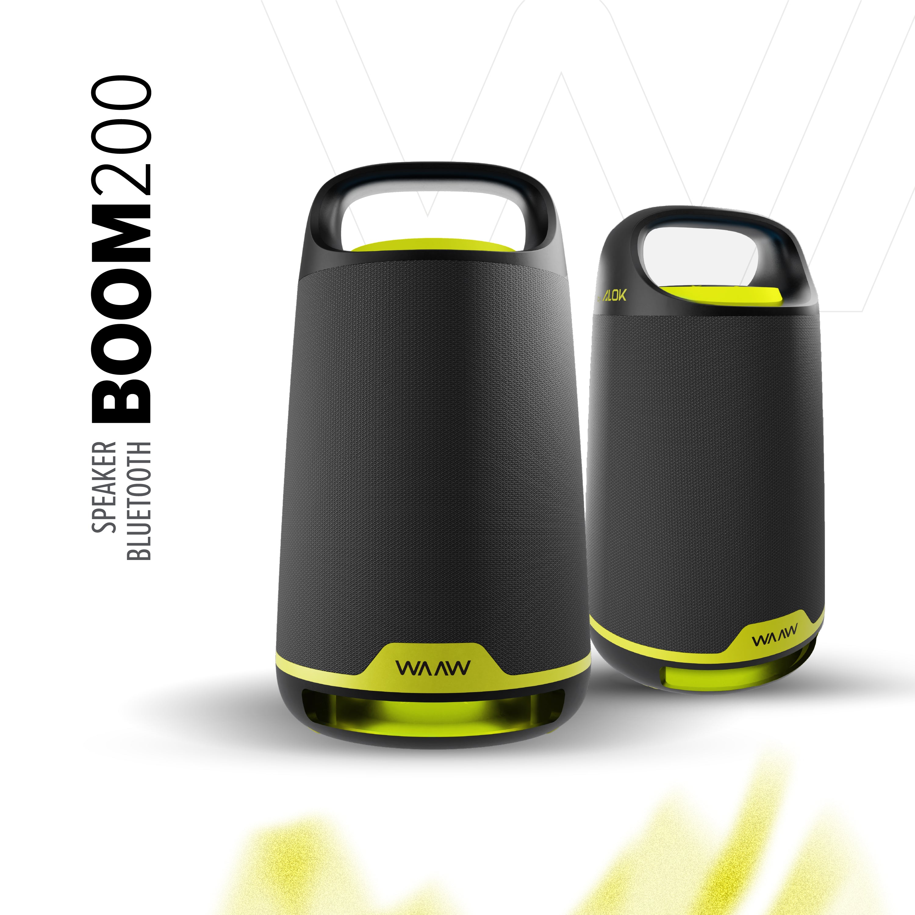Caixa de Som Bluetooth Boombox WAAW Boom 200