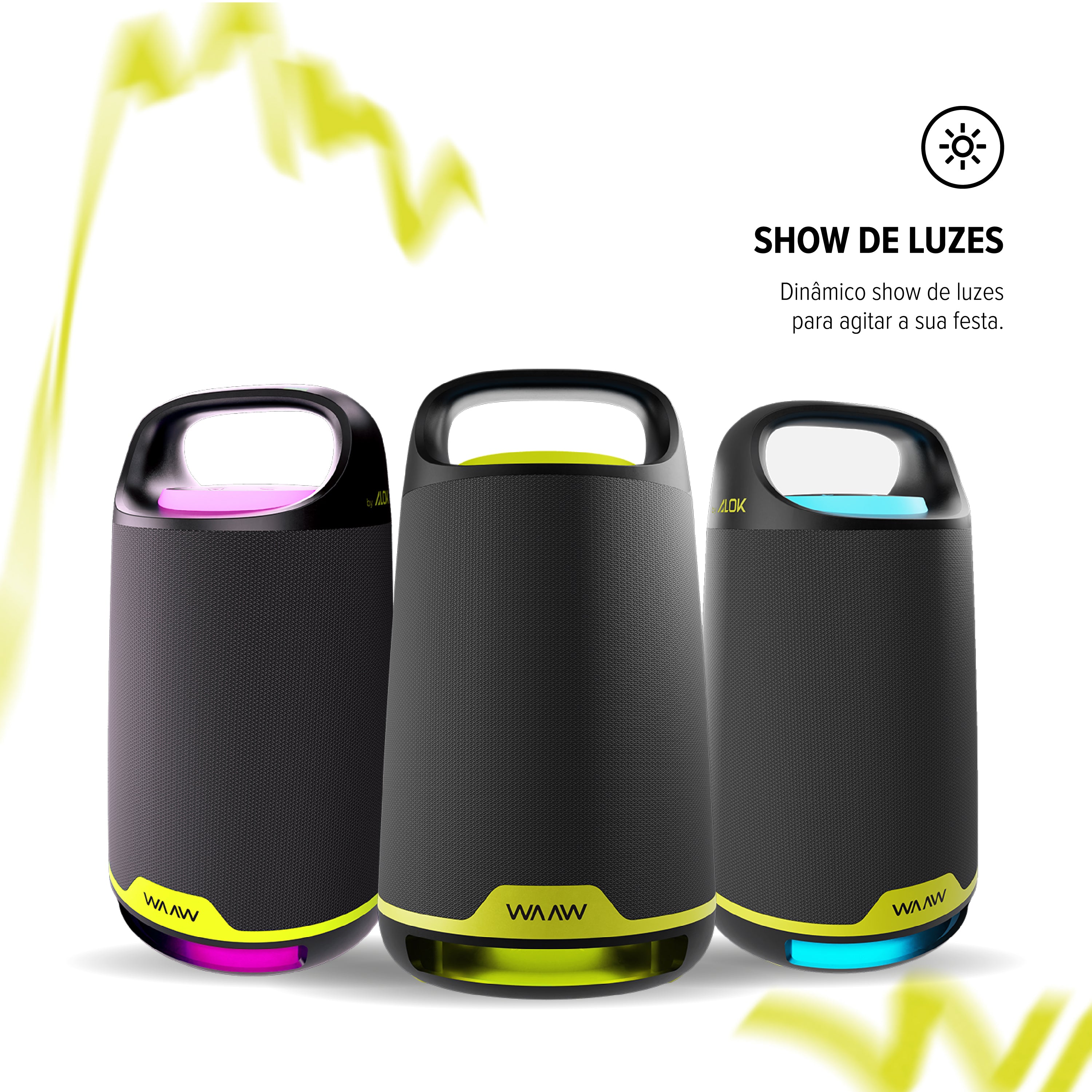 Caixa de Som Bluetooth Boombox WAAW Boom 200