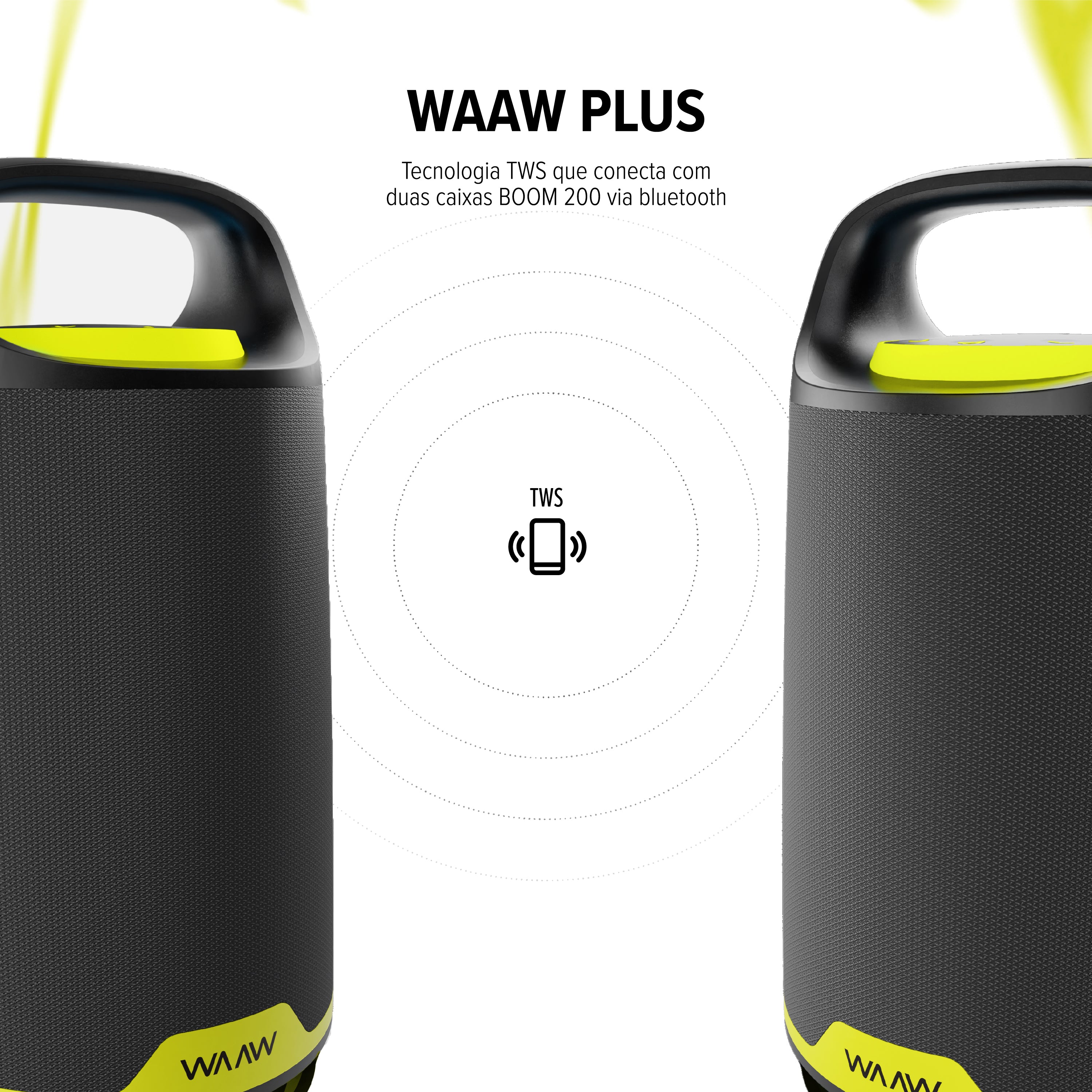 Caixa de Som Bluetooth WAAW Boom 200