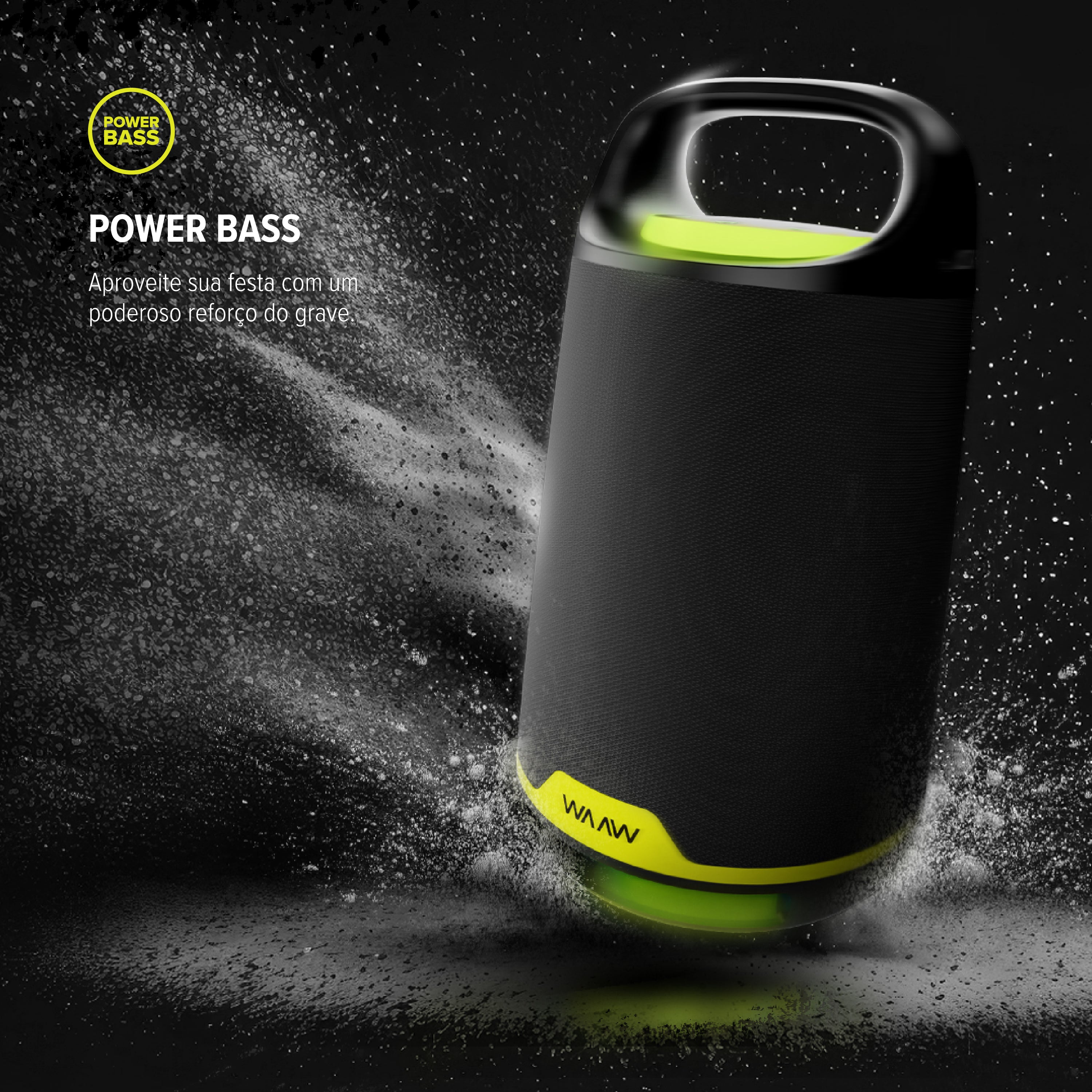 Caixa de Som Bluetooth Boombox WAAW Boom 200