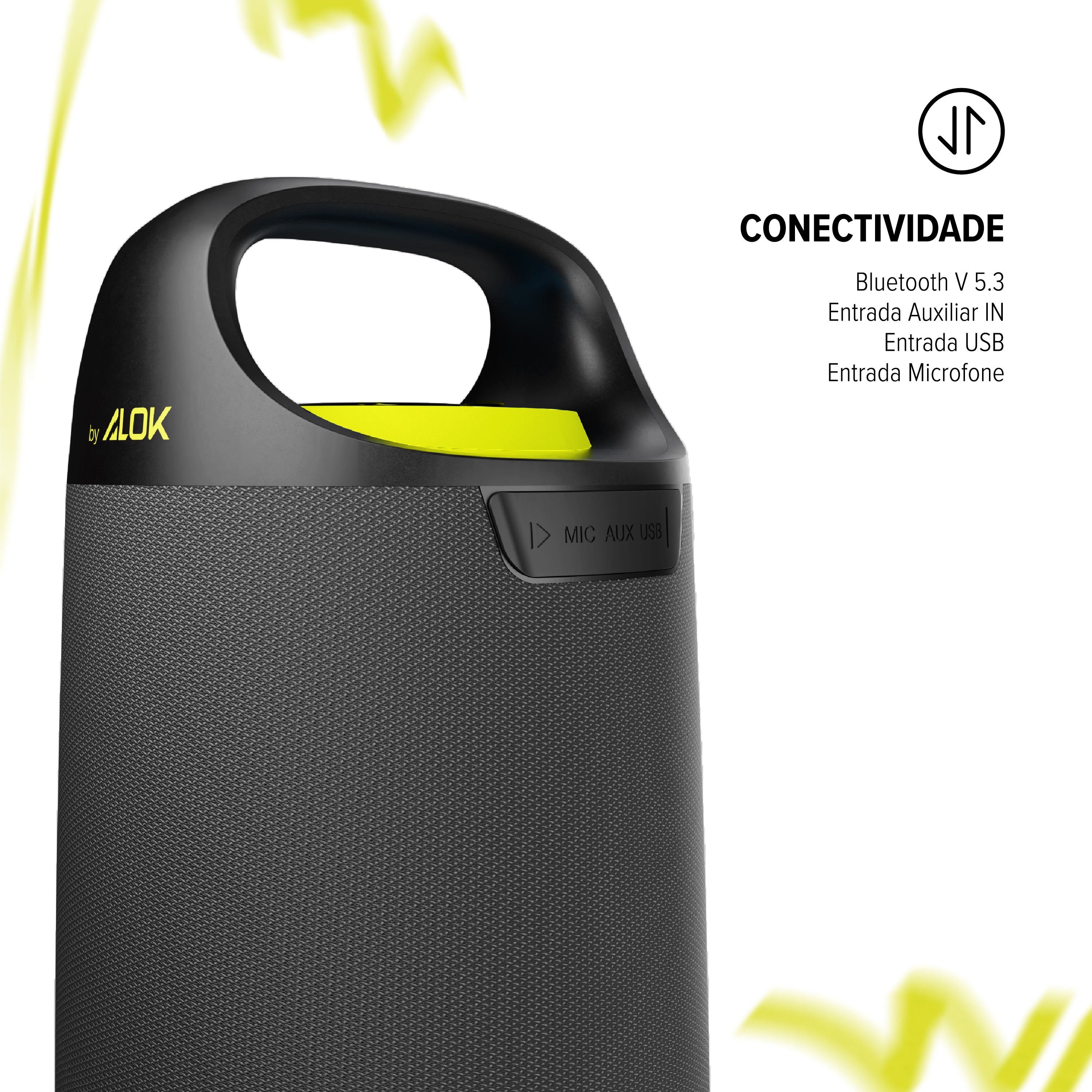 Caixa de Som Bluetooth Boombox WAAW Boom 200