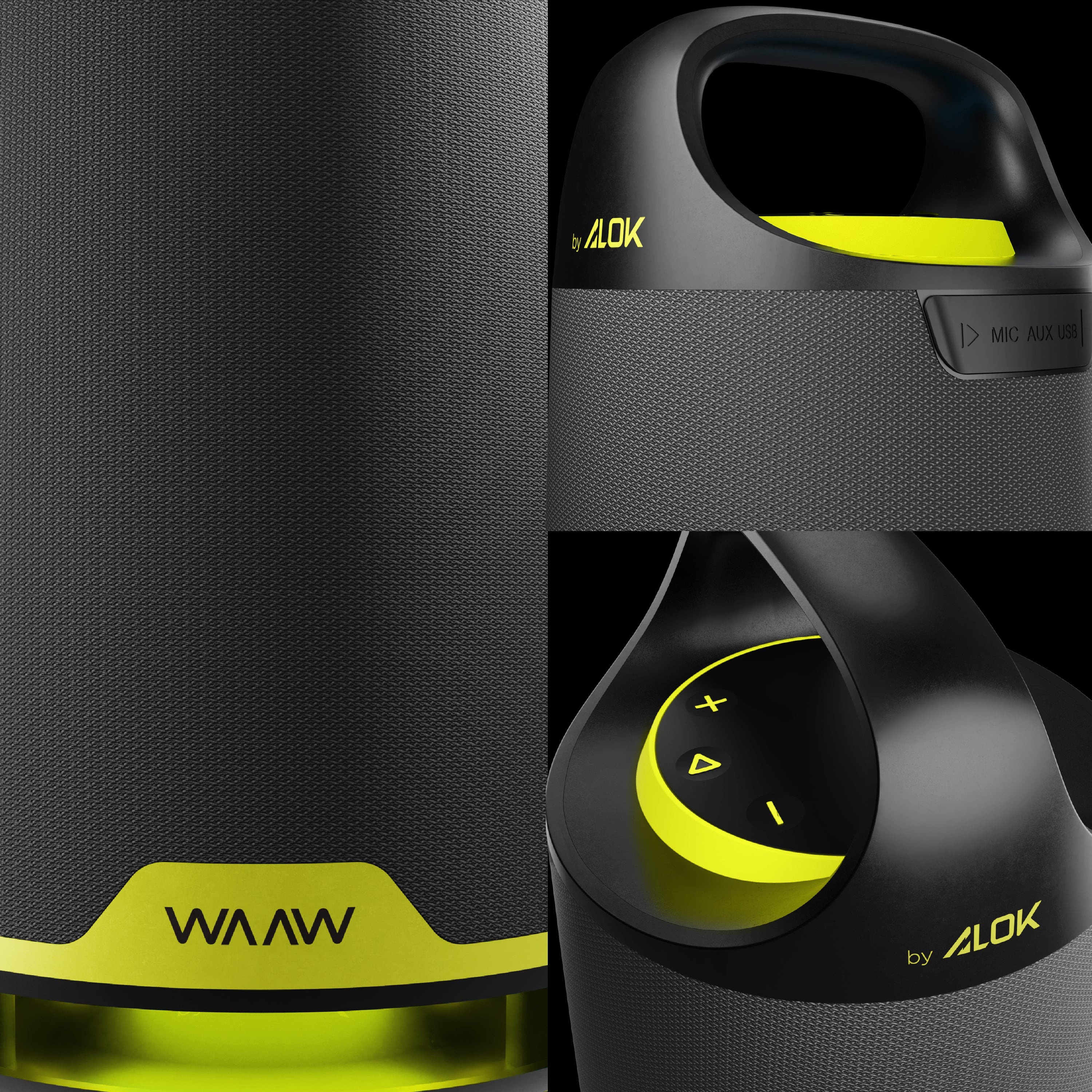 Caixa de Som Bluetooth Boombox WAAW Boom 200