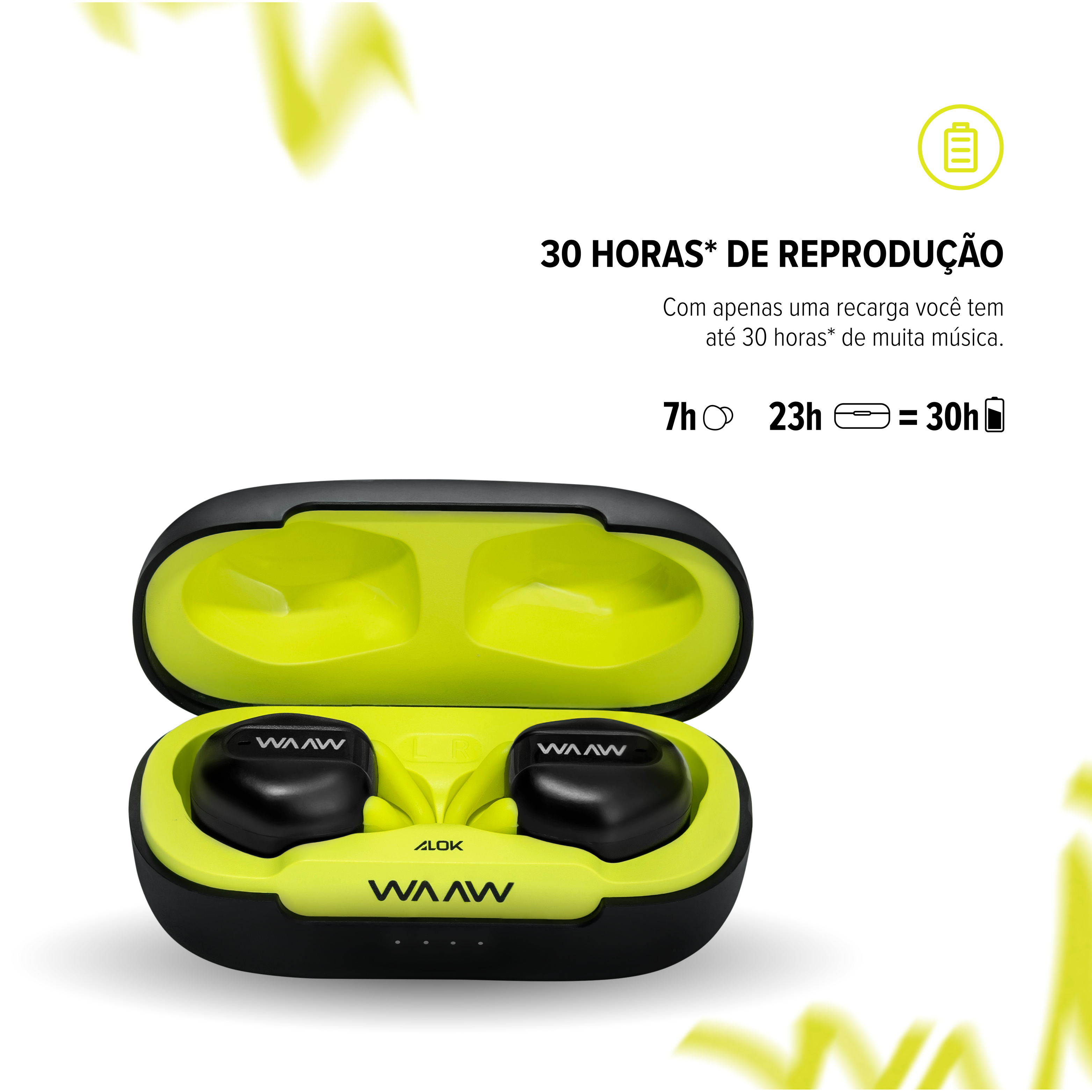 Fone de Ouvido Bluetooth Sport WAAW MOVE 200