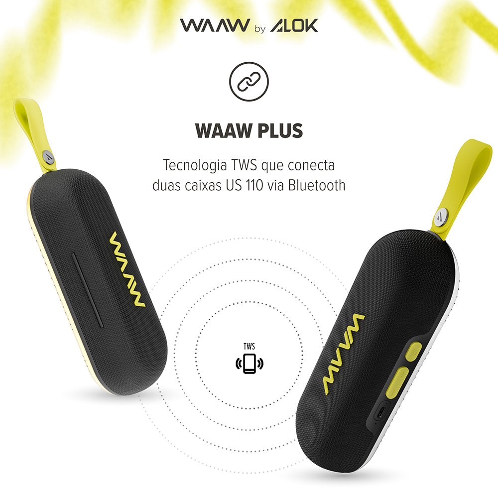 Caixa de Som Bluetooth WAAW US 110
