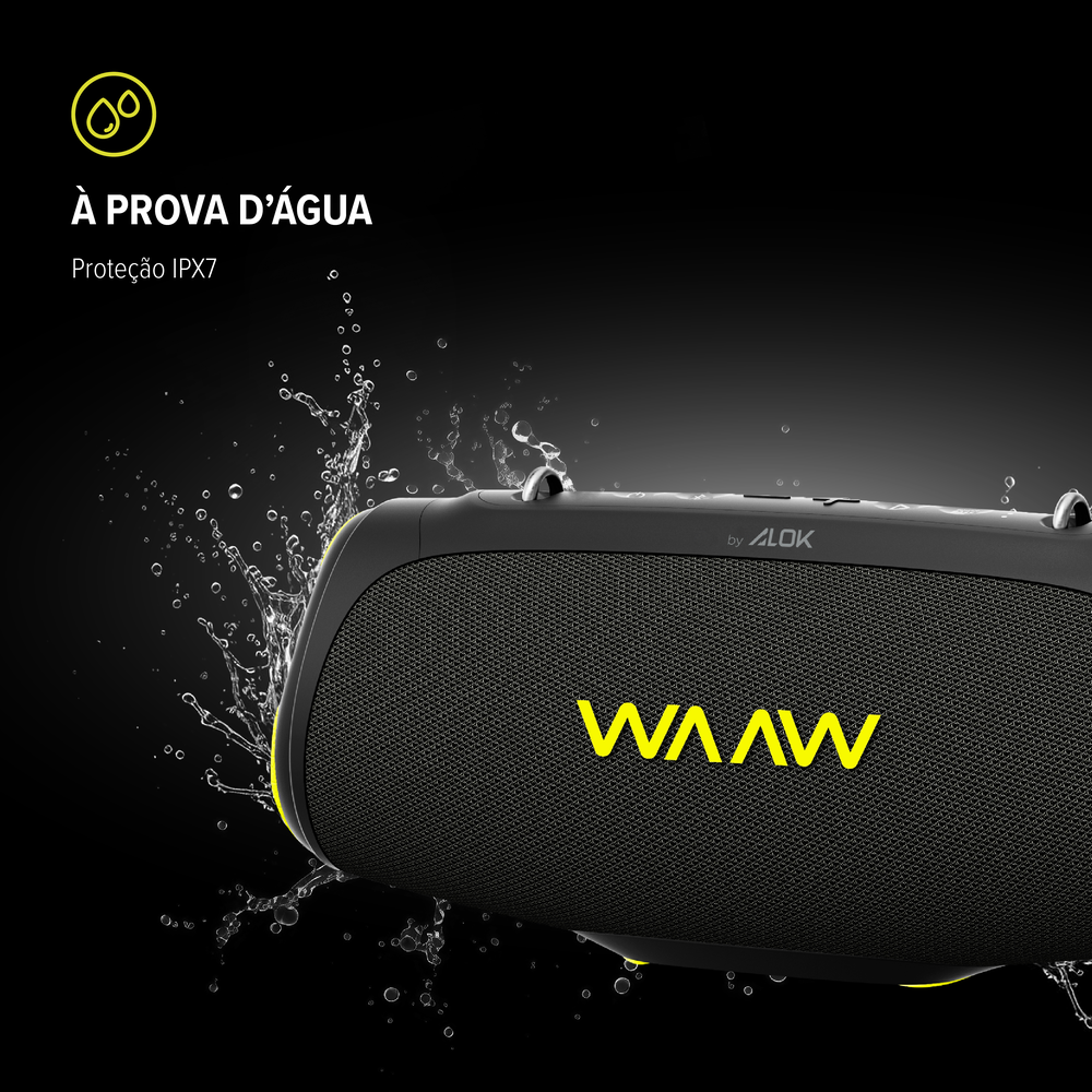 Caixa de Som Bluetooth WAAW BOOM 110