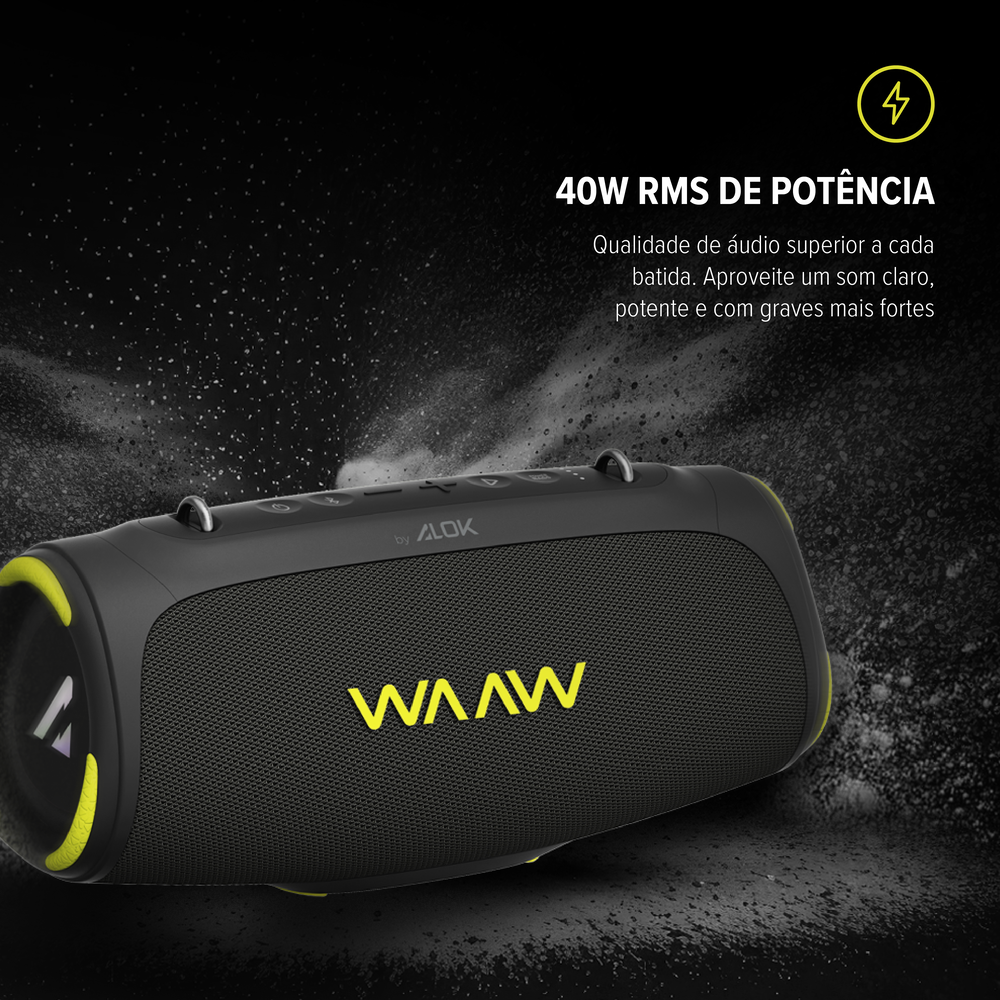 Caixa de Som Bluetooth WAAW BOOM 110