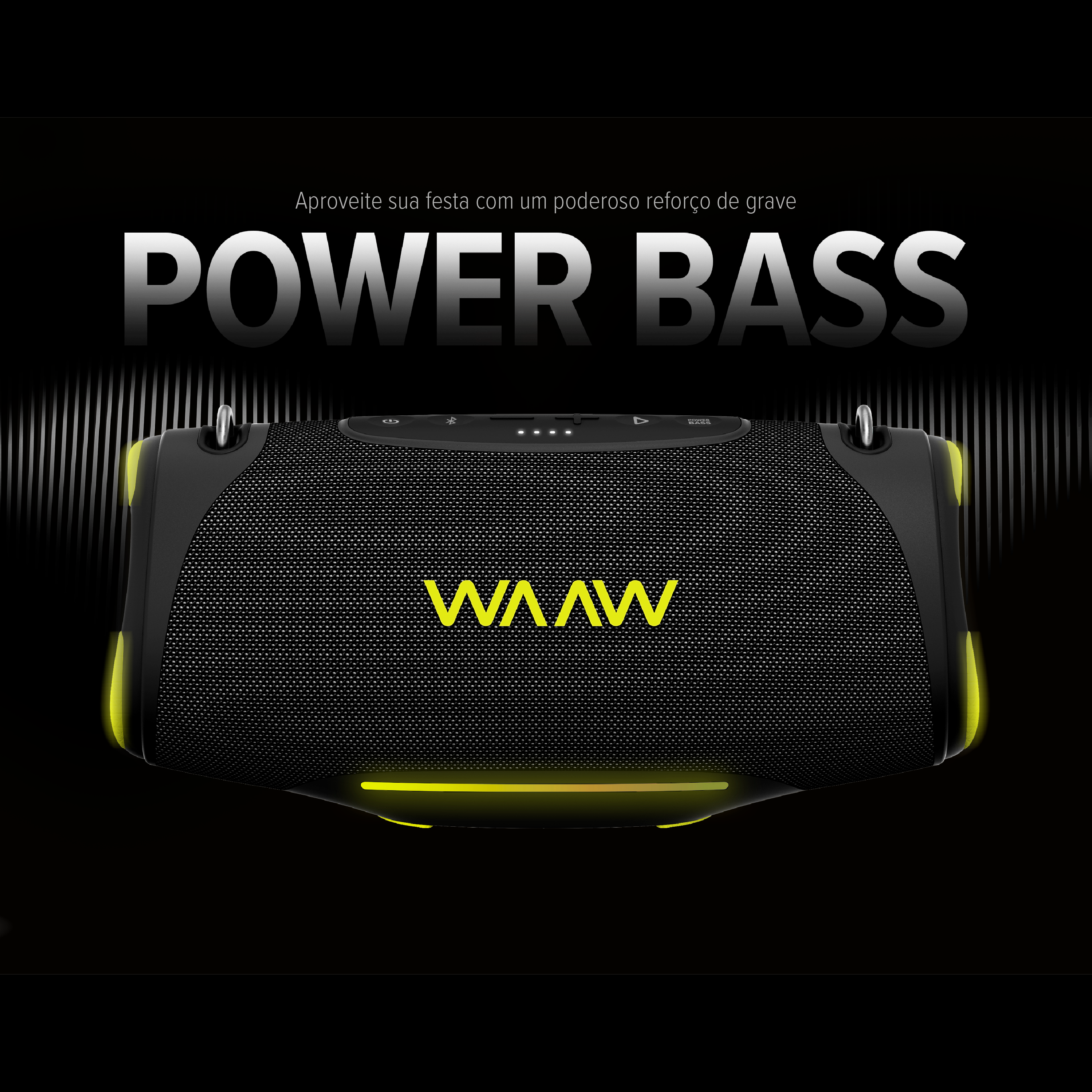 Caixa de Som Bluetooth BOOMBOX WAAW BOOM 150