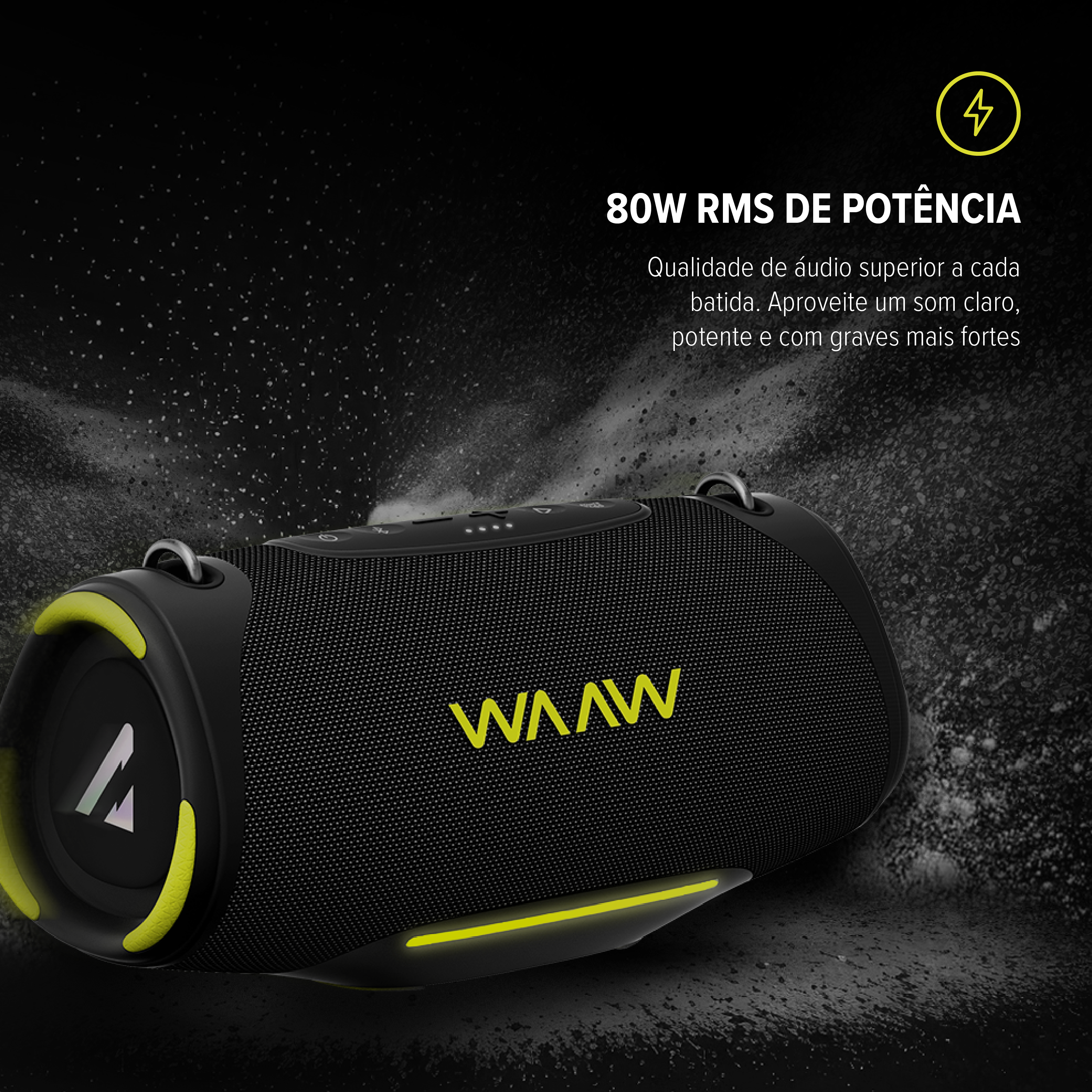 Caixa de Som Bluetooth BOOMBOX WAAW BOOM 150