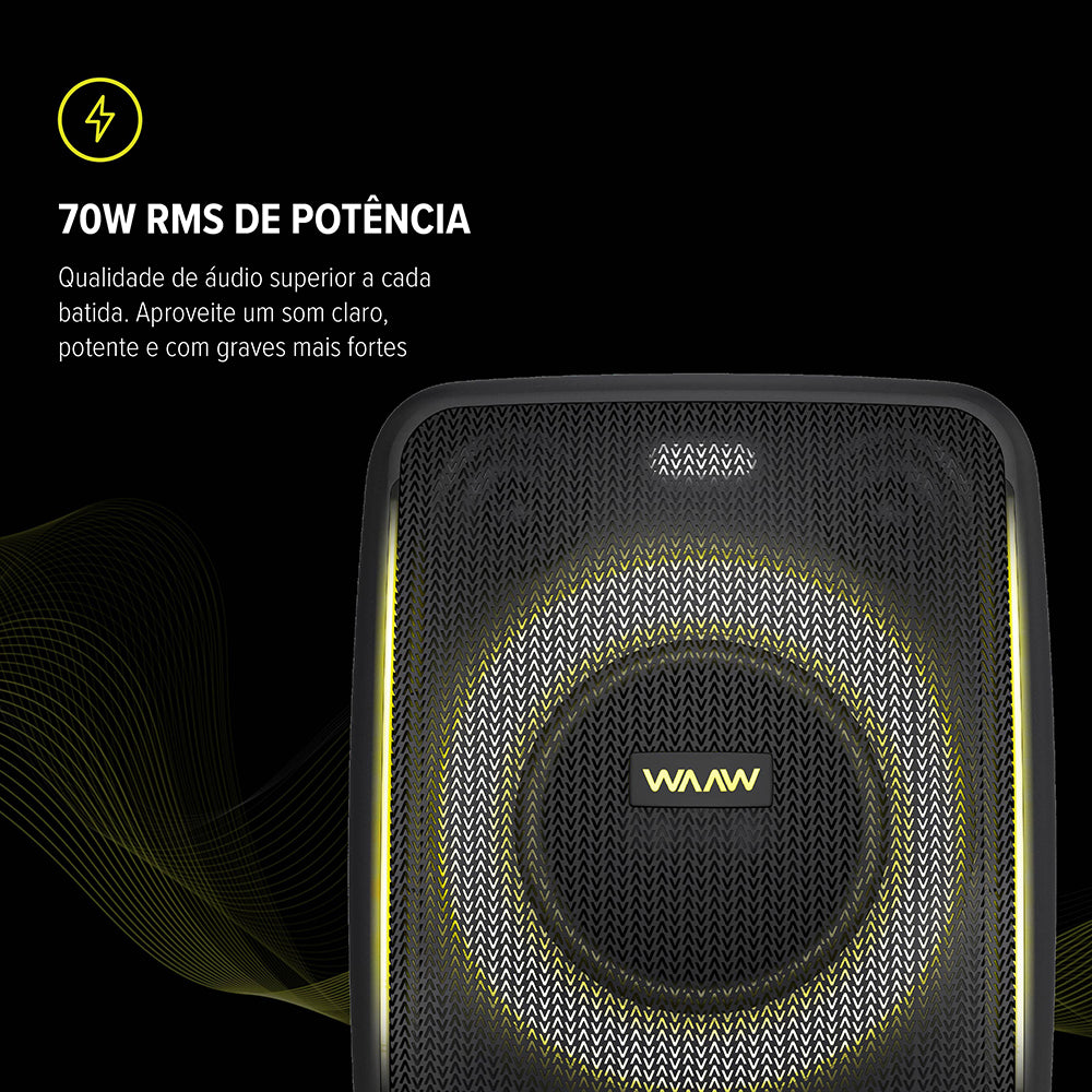 Caixa de Som Bluetooth WAAW BEAT 1000