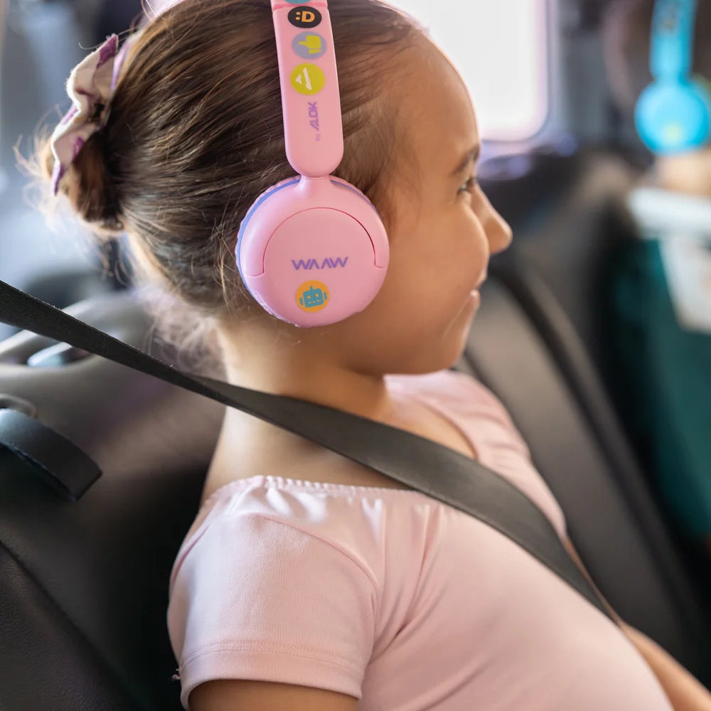 Headphone Bluetooth WAAW KIDS JOY 200 ROSA