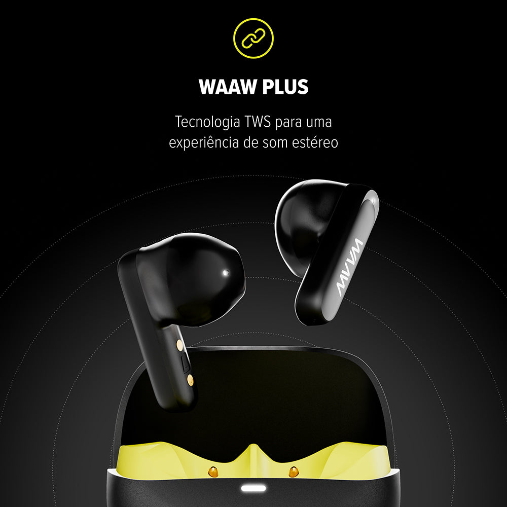 Fone de Ouvido Bluetooth WAAW MOB 210