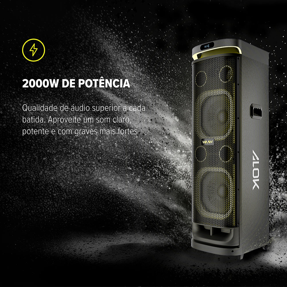 Caixa de Som WAAW INSANA 12000