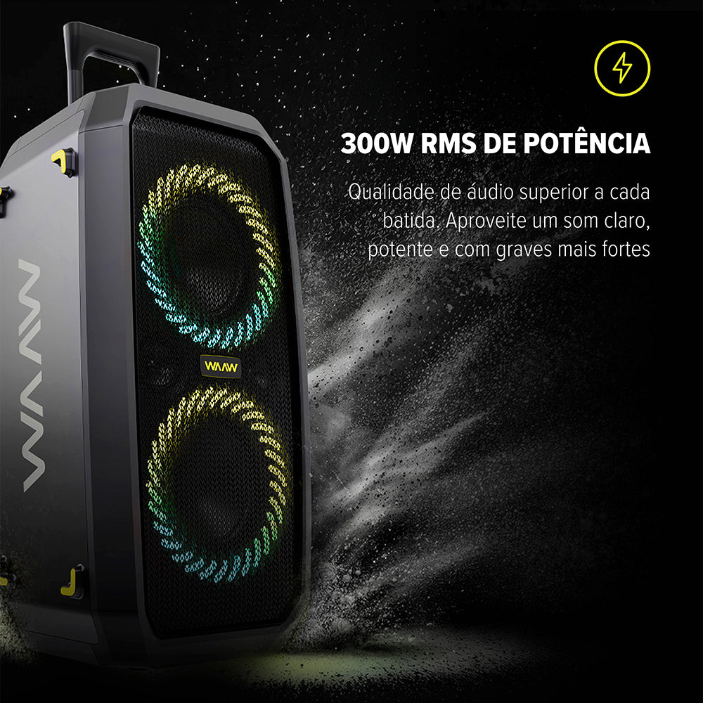 Caixa de Som WAAW BEAT 3000