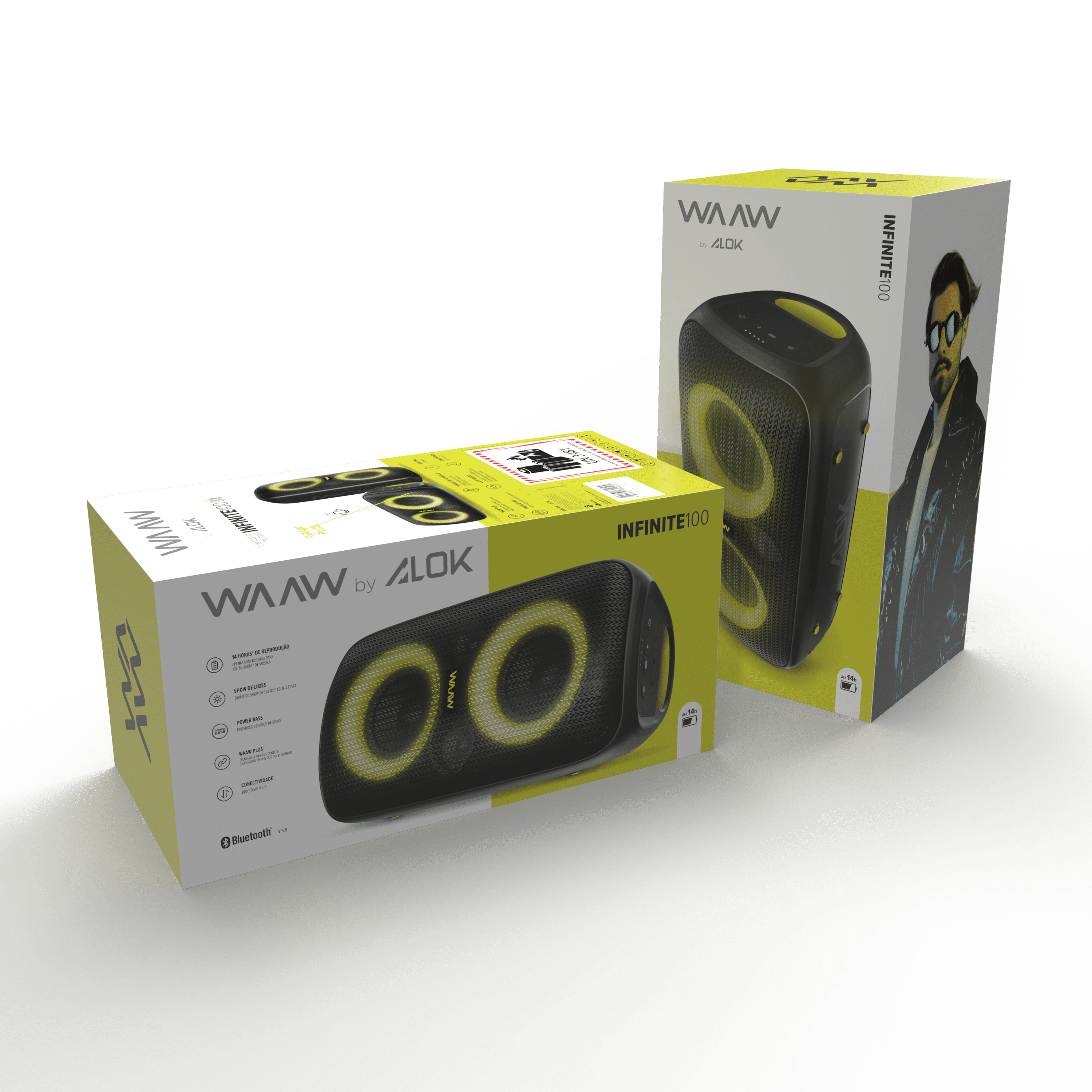 Caixa de som WAAW SOUND BOX INFINITE 100