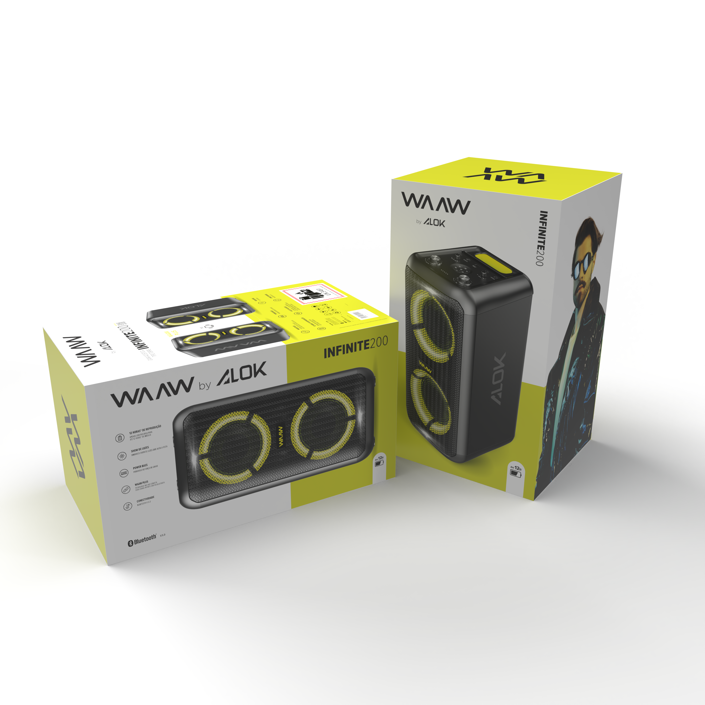 Caixa de som WAAW SOUND BOX INFINITE 200