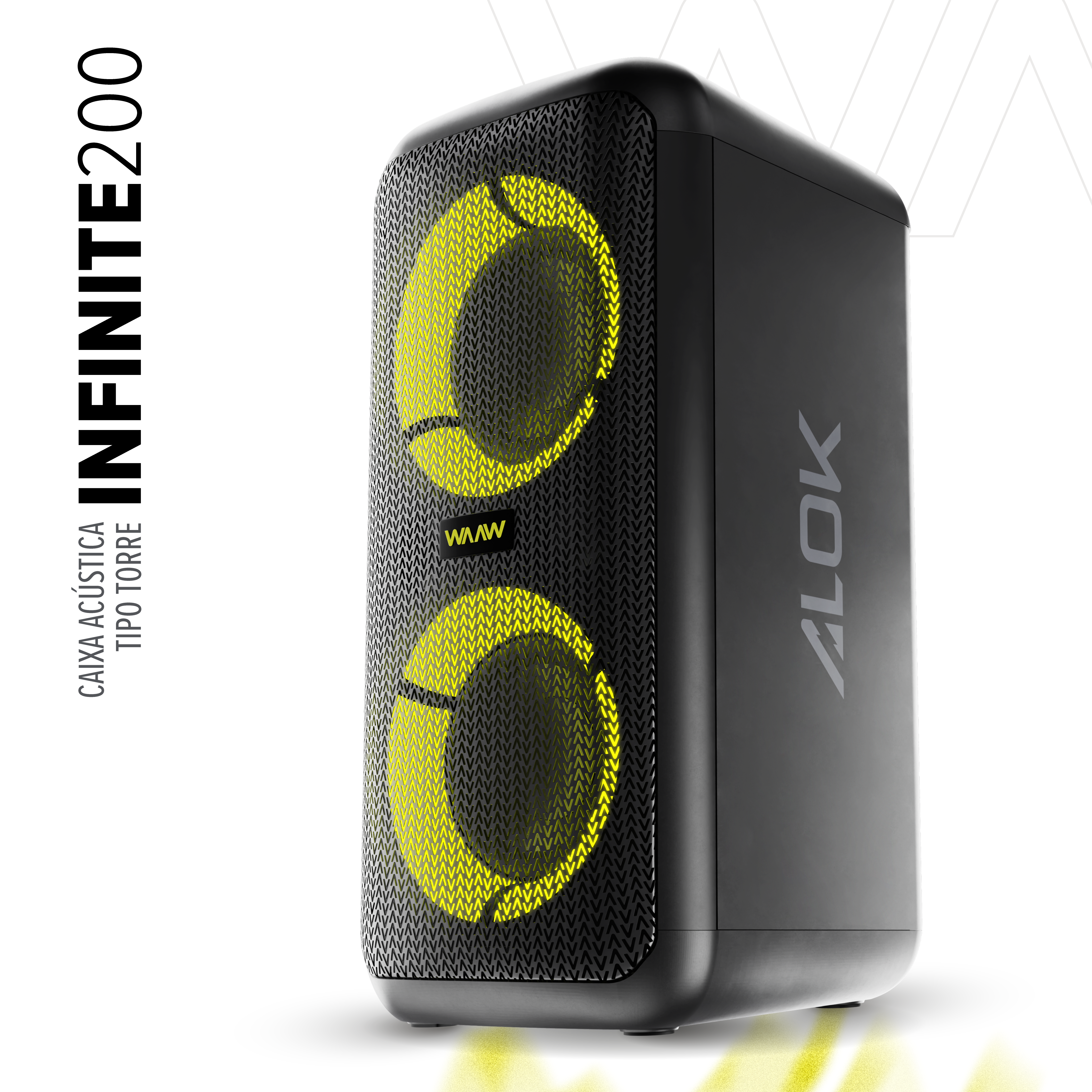 Caixa de som WAAW SOUND BOX INFINITE 200