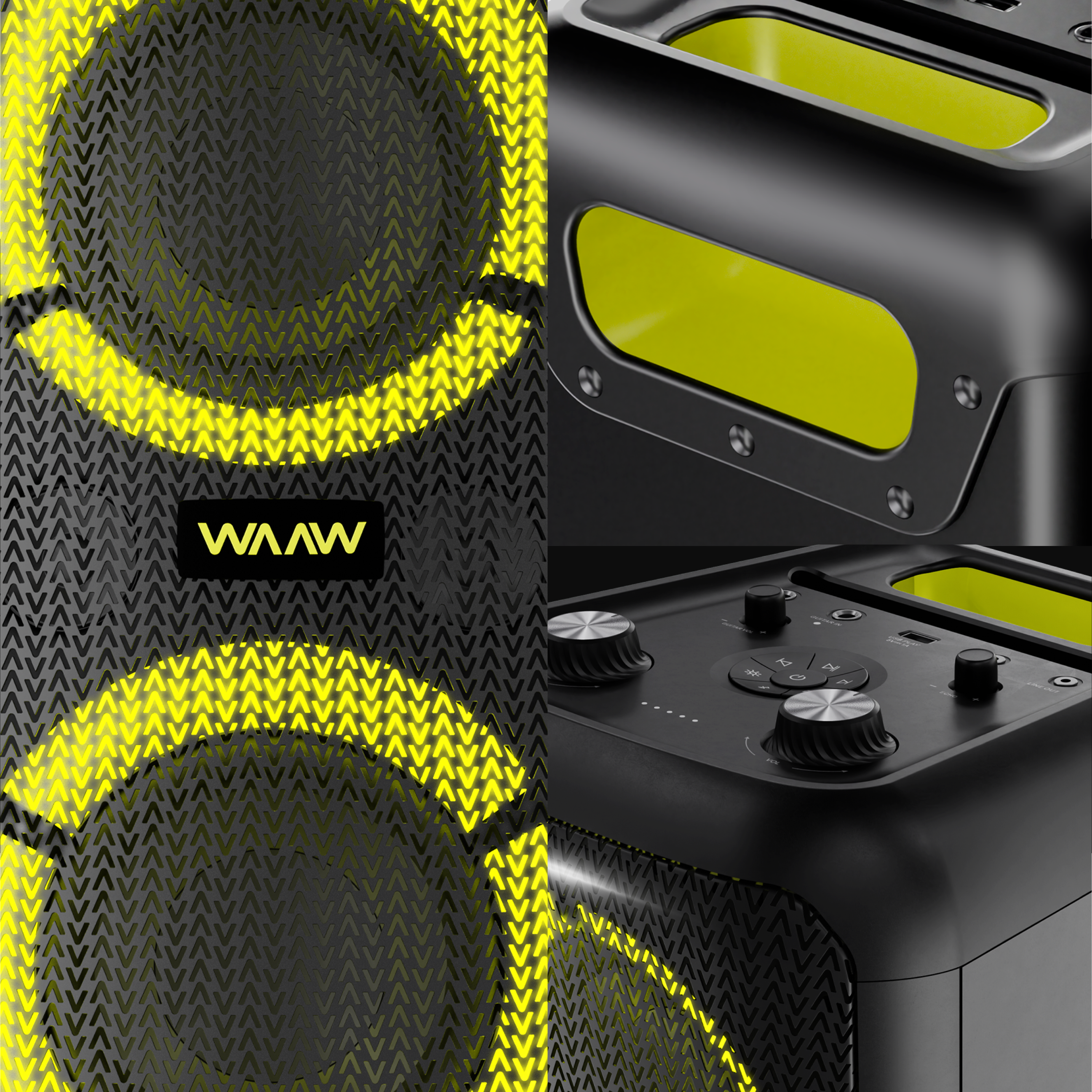 Caixa de som WAAW SOUND BOX INFINITE 200