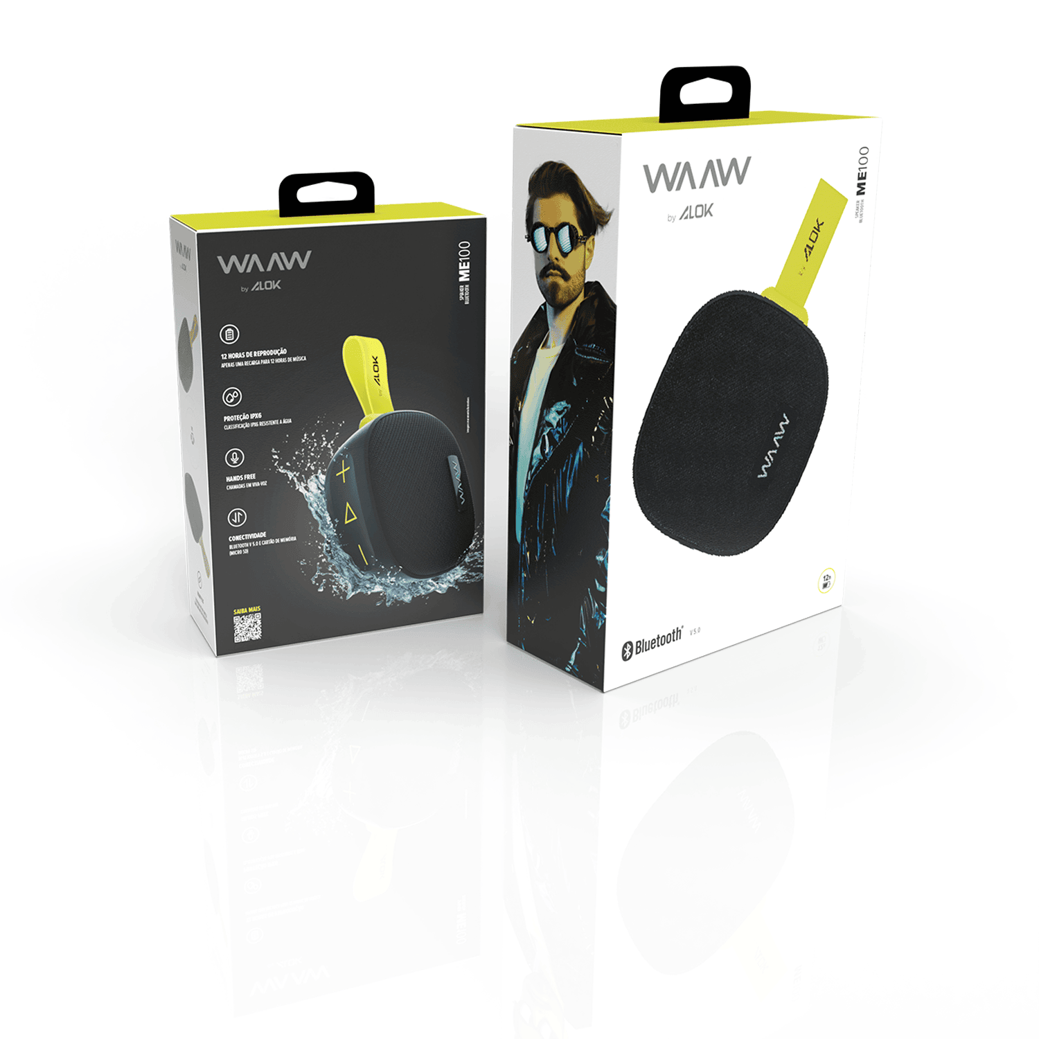 Caixa de som Bluetooth WAAW ME 100SB