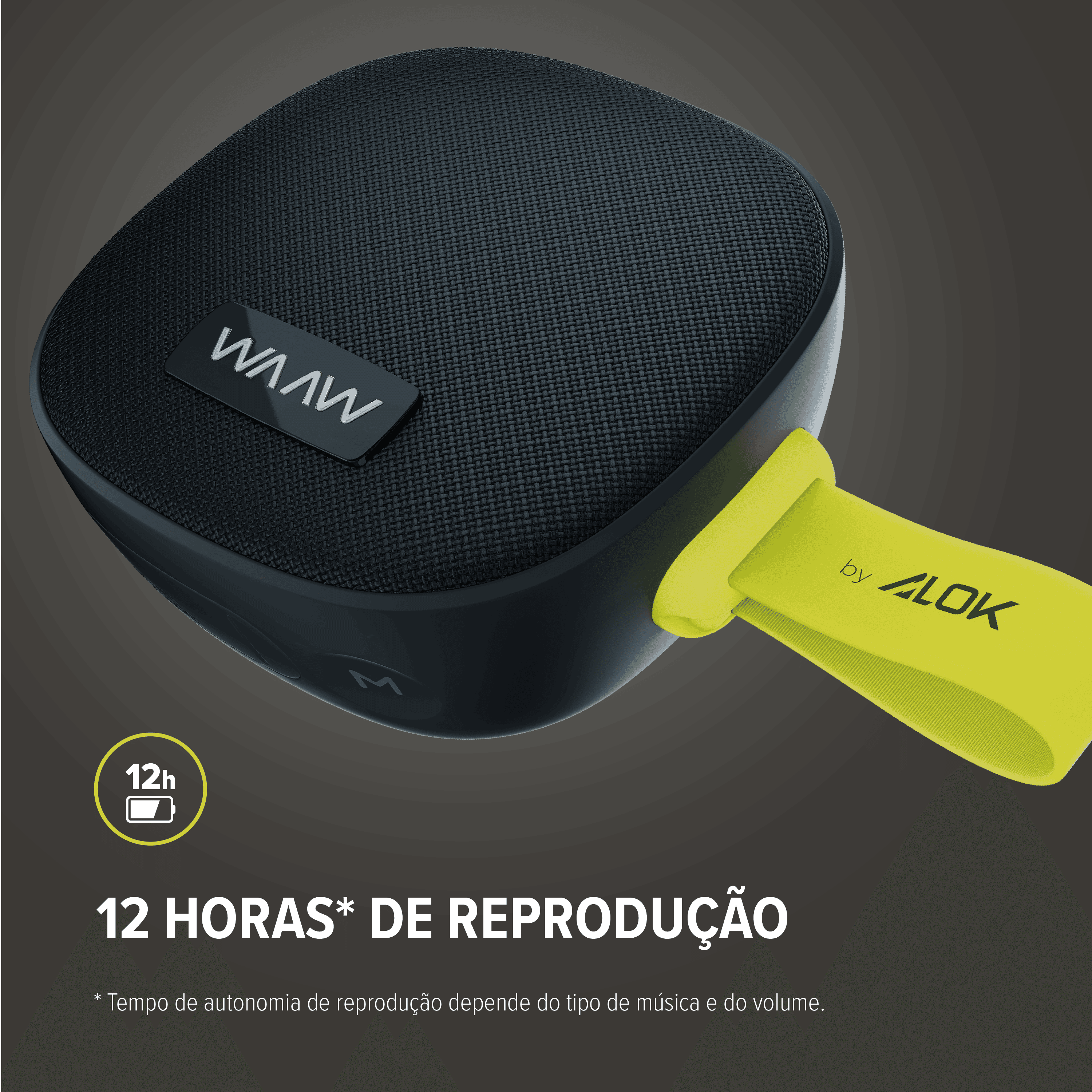 Caixa de som Bluetooth WAAW ME 100SB