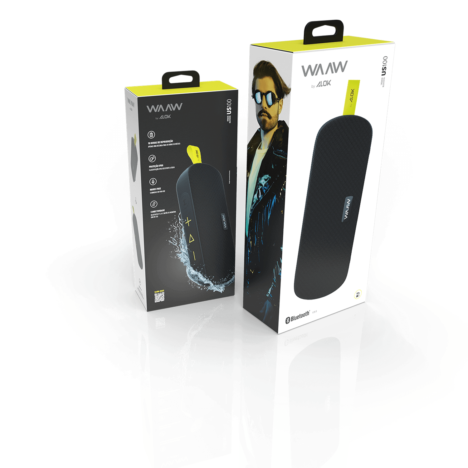 Caixa de som Bluetooth WAAW US 100SB