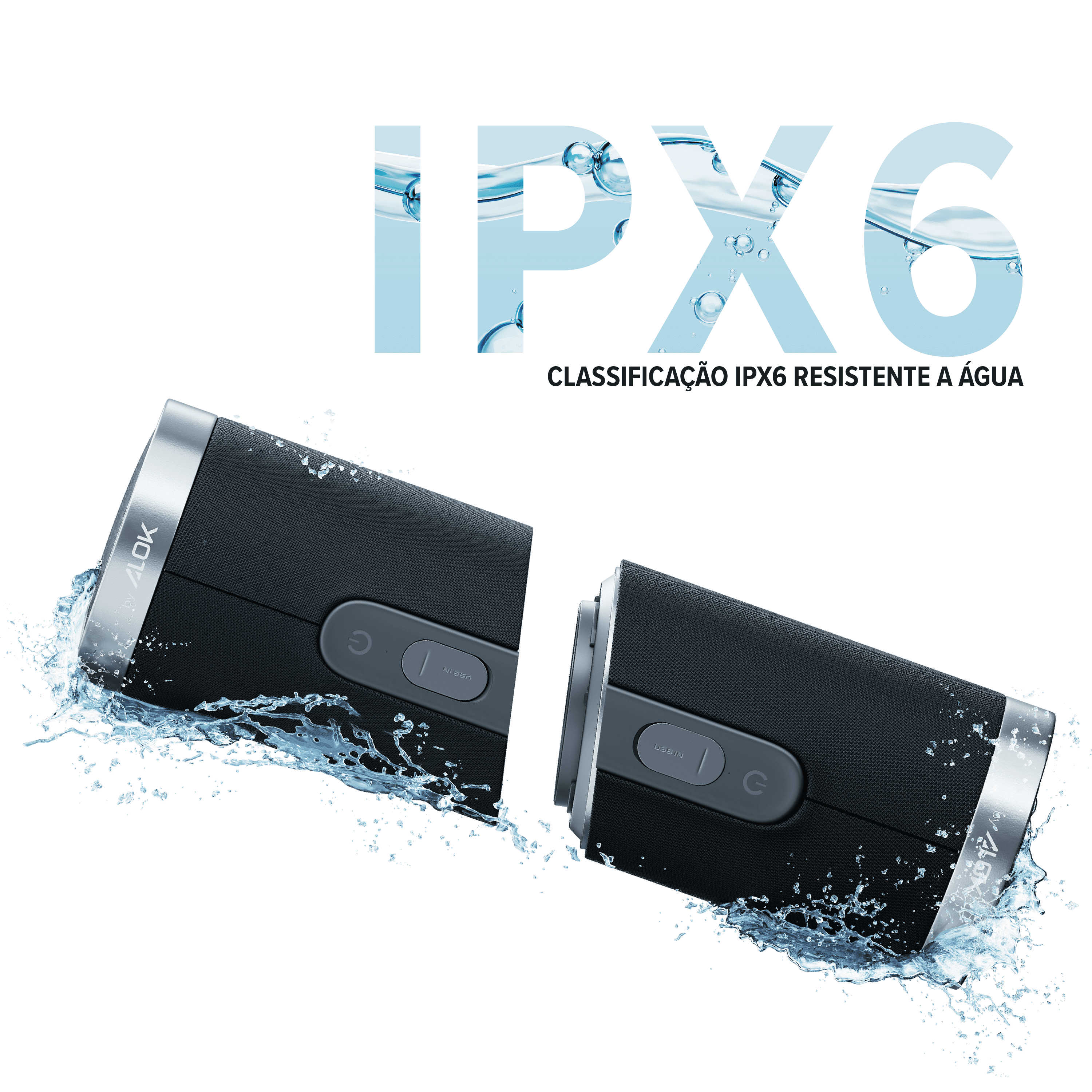 Caixa de som Bluetooth WAAW US 200 DUO