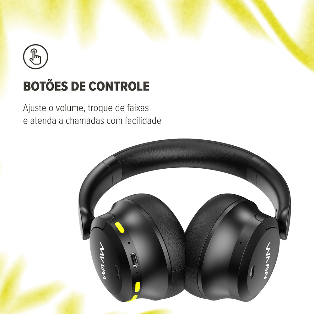 Fone de Ouvido Bluetooth WAAW ESSENCE 200