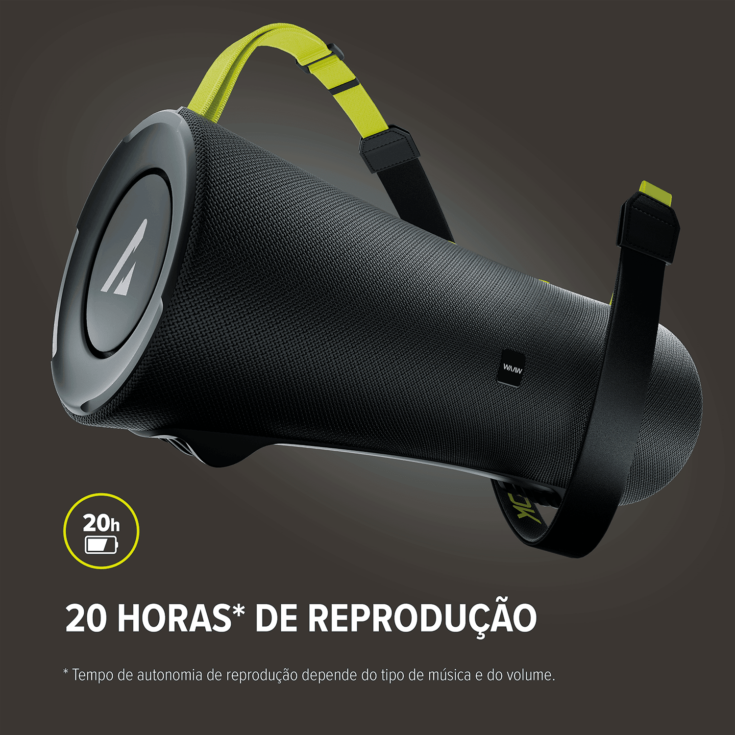 Caixa de som Bluetooth WAAW BOOM 100SB