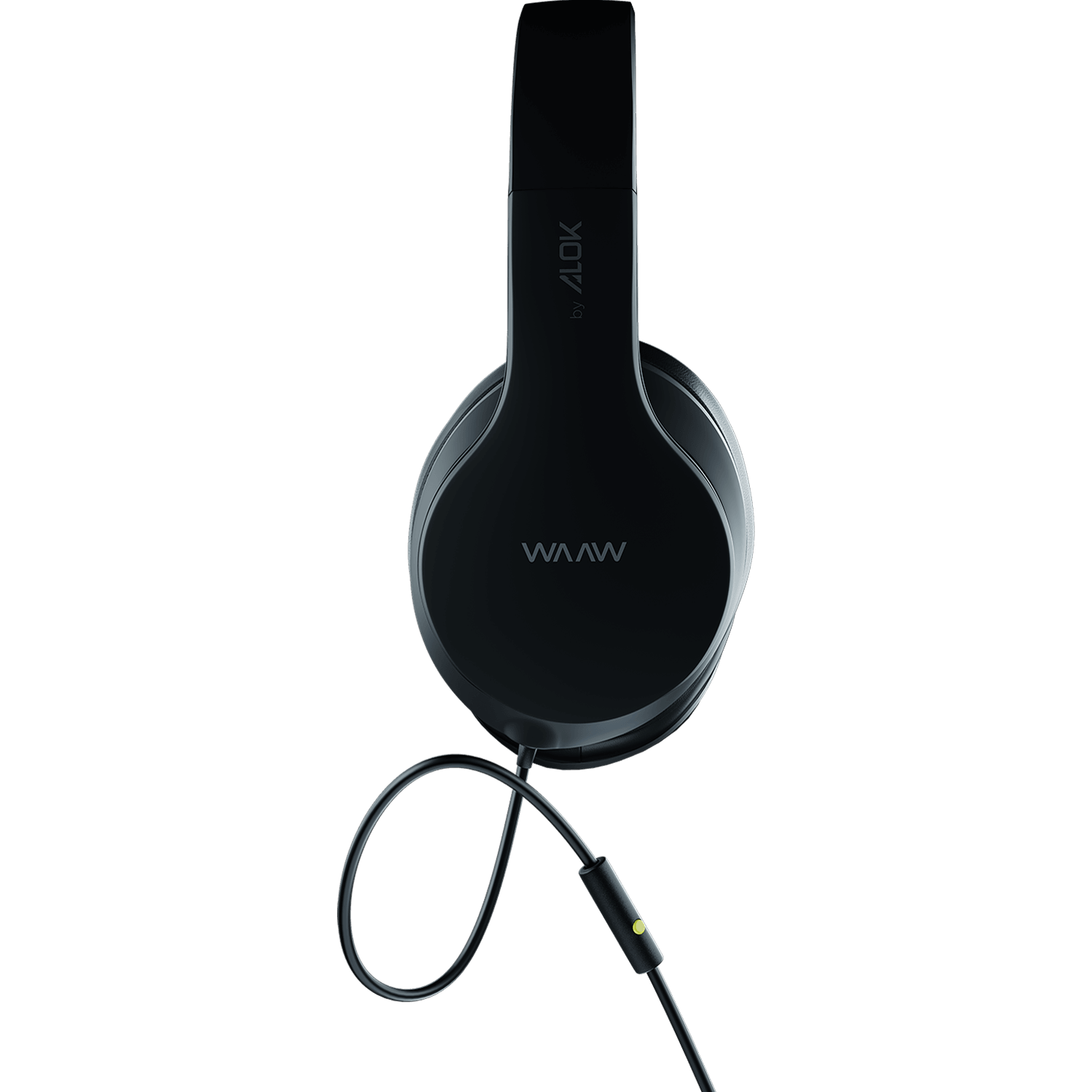 WAAW SENSE 100HW Headphone vista lateral do fone com o cabo