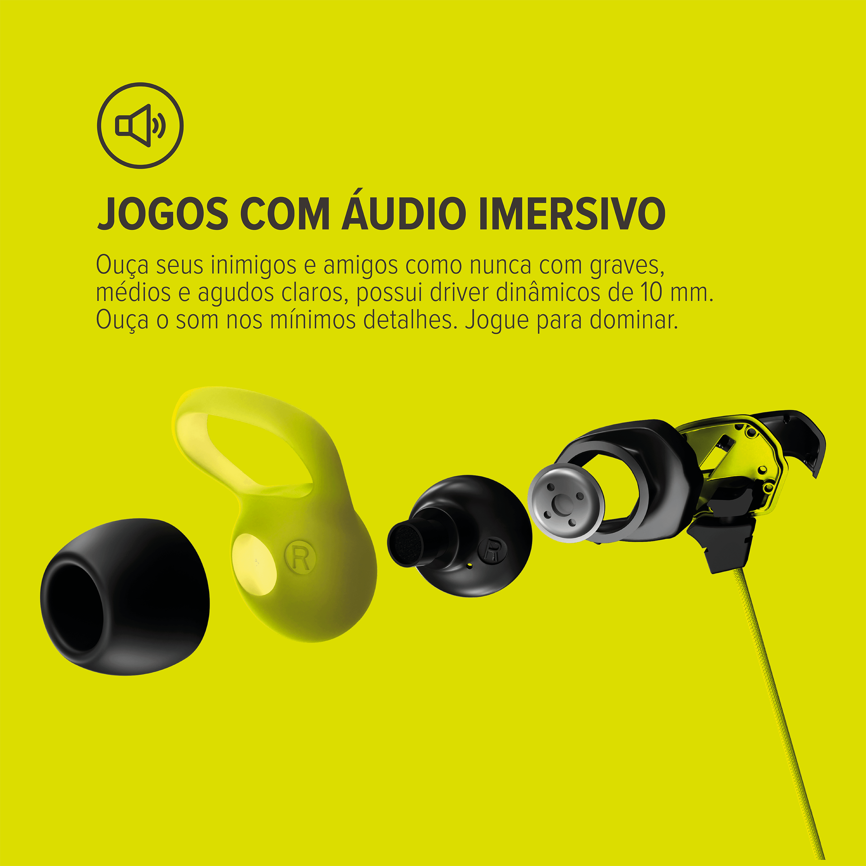 Fone de Ouvido Gamer WAAW ENERGY 10EWG - WAAW by Alok