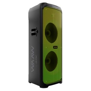 Caixa de som Bluetooth INFINITE 1000 WAAW by Alok fundo transparente