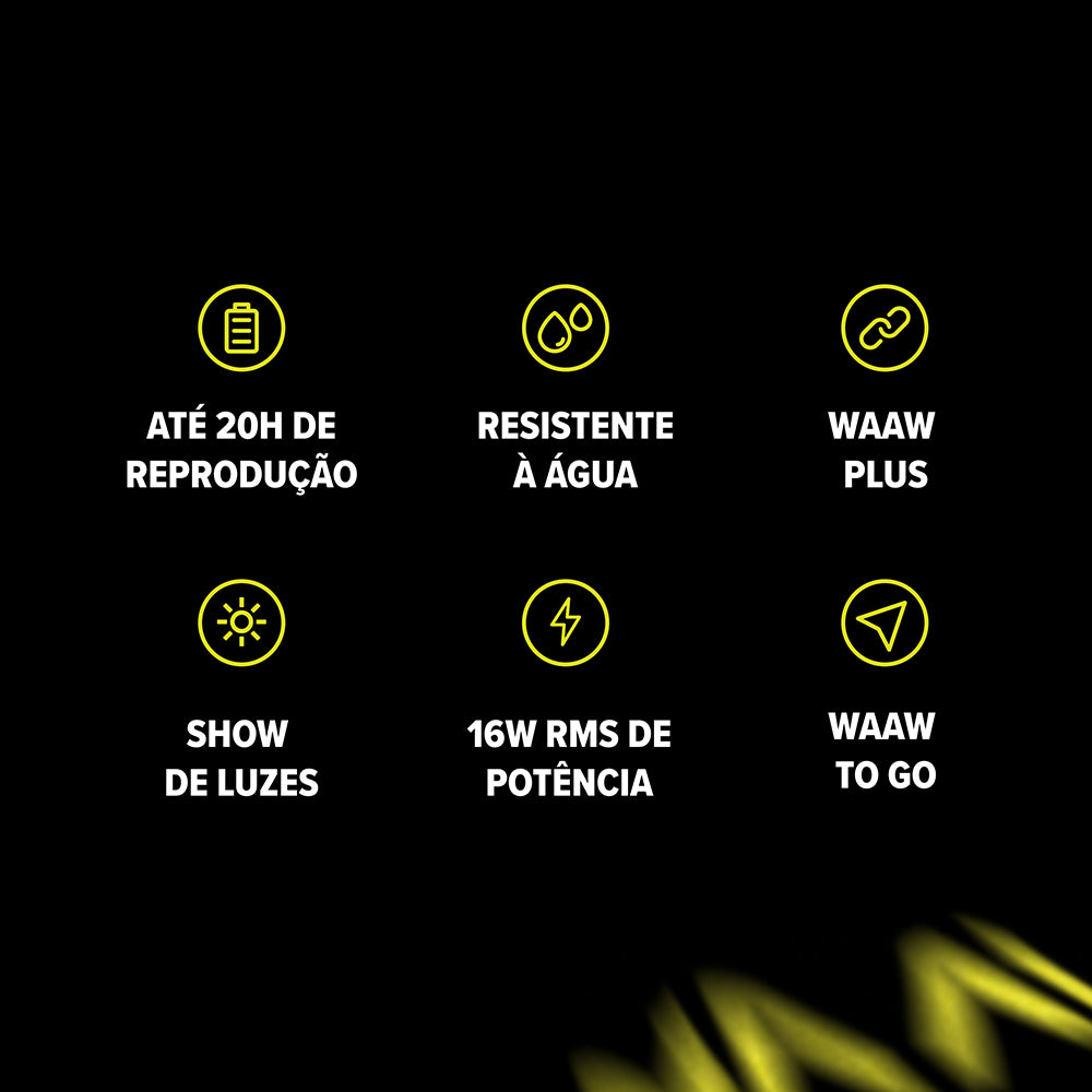 Caixa de Som Bluetooth WAAW US 110