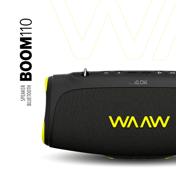 Caixa de Som Bluetooth BOOMBOX WAAW BOOM 110