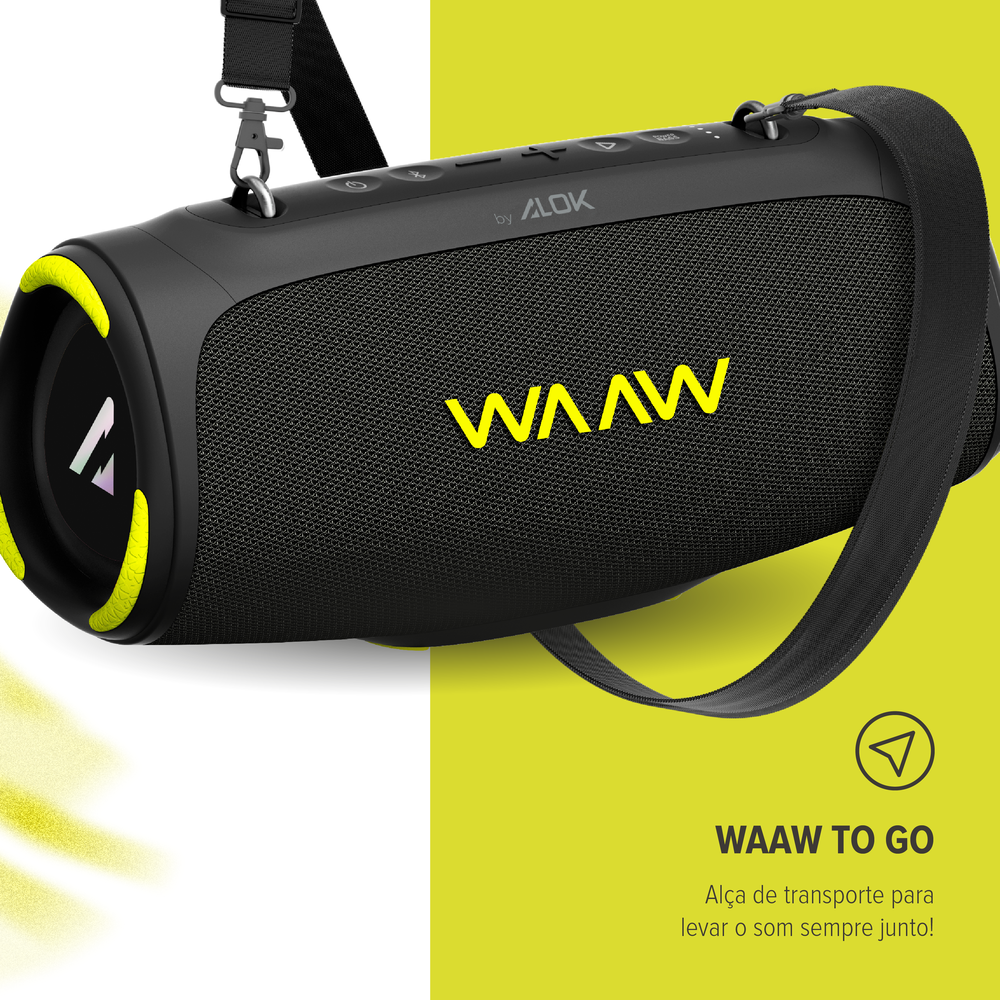 Caixa de Som Bluetooth WAAW BOOM 110