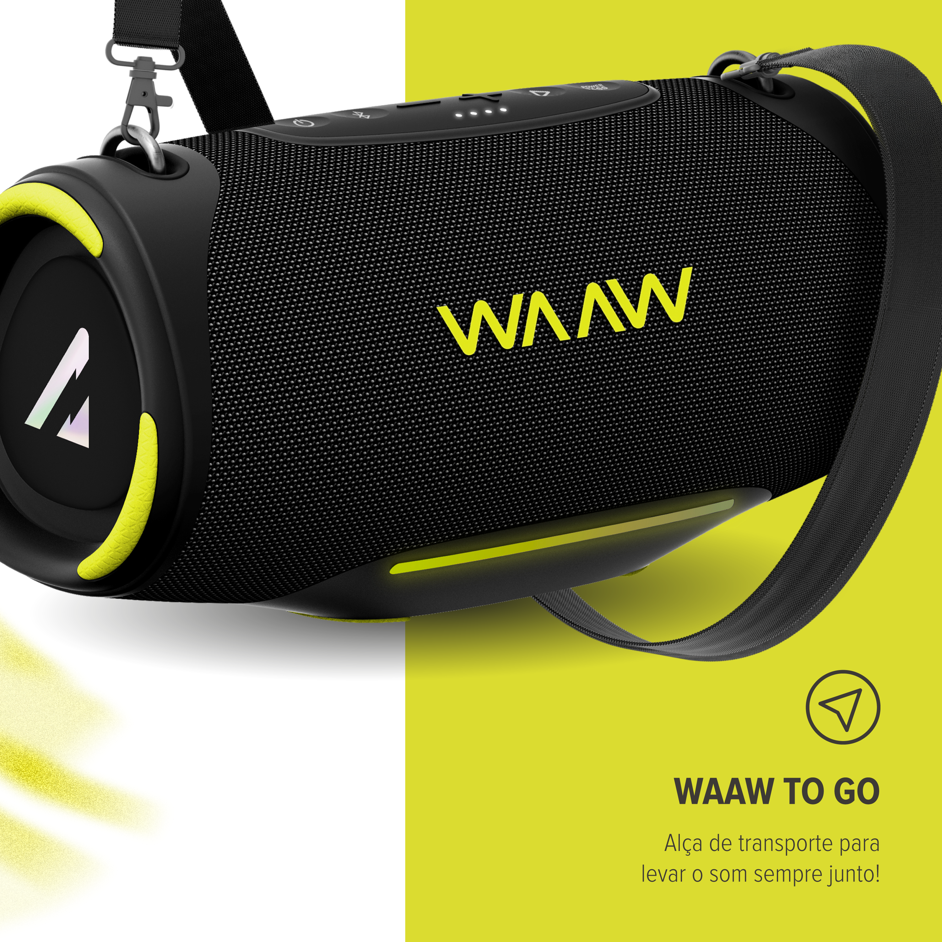 Caixa de Som Bluetooth  BOOMBOX  WAAW BOOM 150