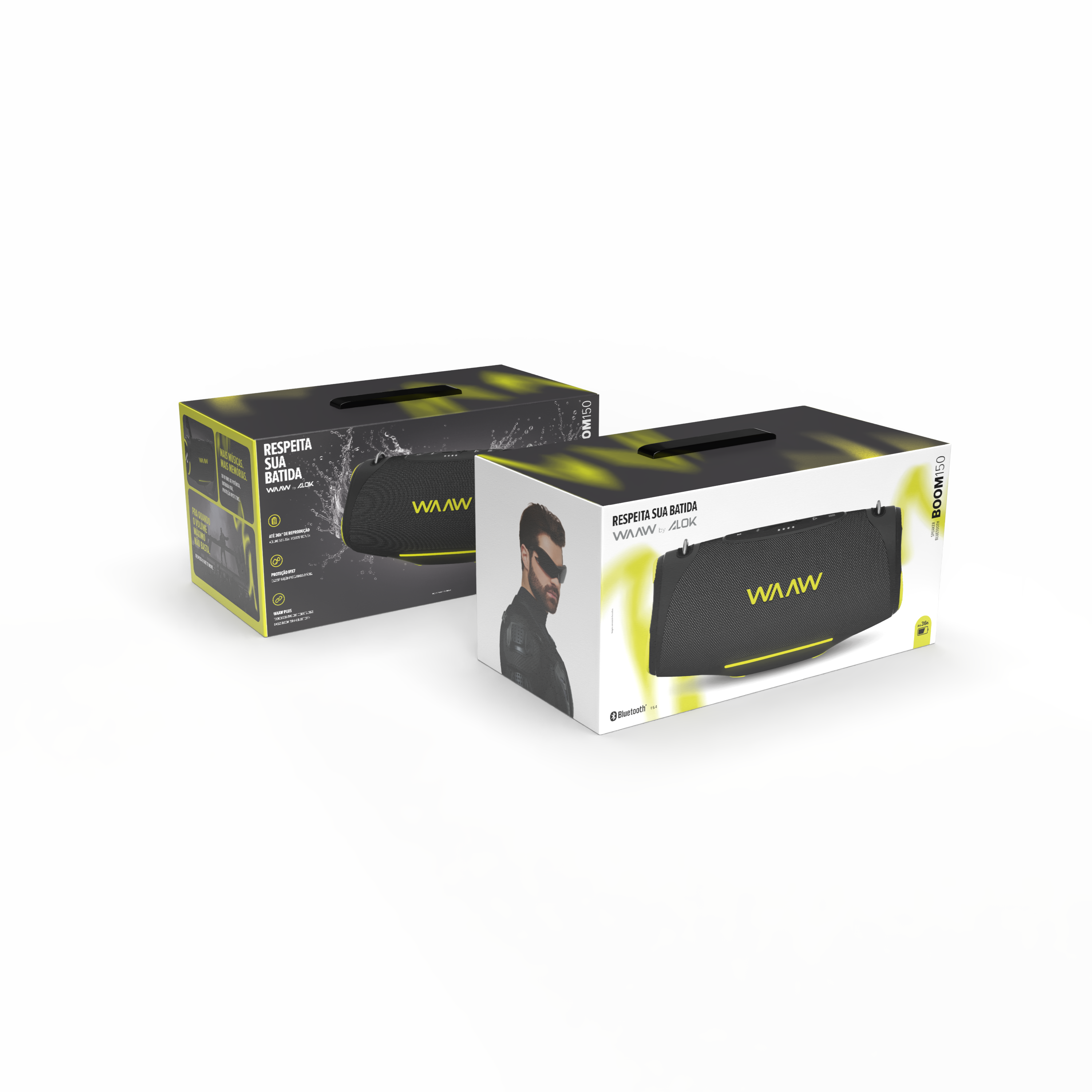 Caixa de Som Bluetooth  BOOMBOX  WAAW BOOM 150