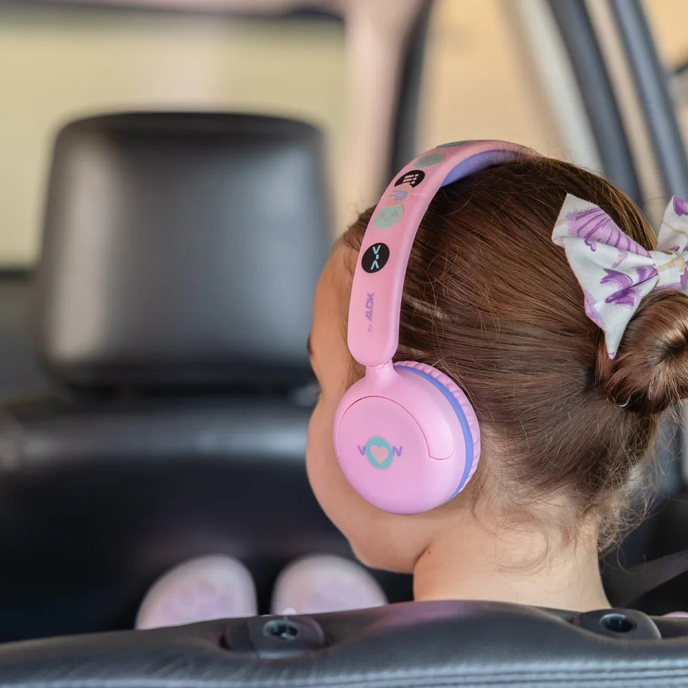 Headphone Bluetooth WAAW KIDS JOY 200 ROSA