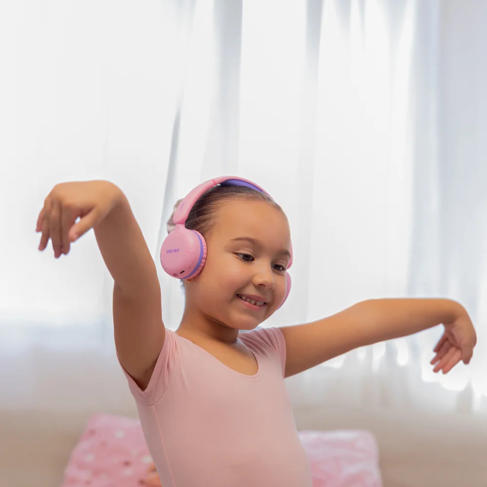 Headphone Bluetooth WAAW KIDS JOY 200 ROSA