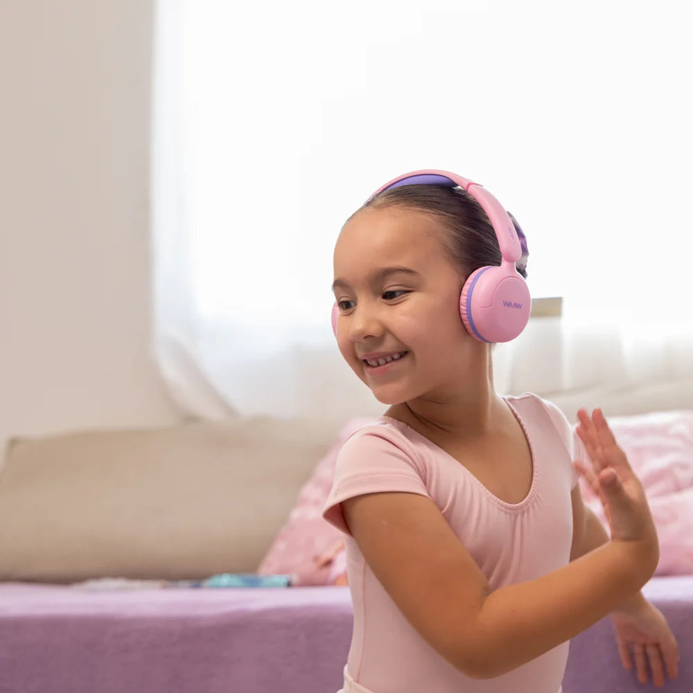 Headphone Bluetooth WAAW KIDS JOY 200 ROSA