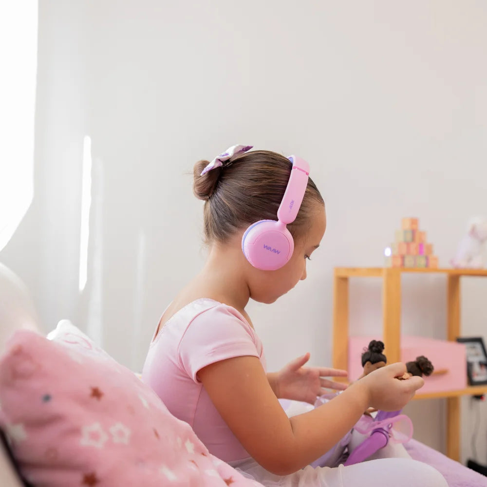 Headphone Bluetooth WAAW KIDS JOY 200 ROSA