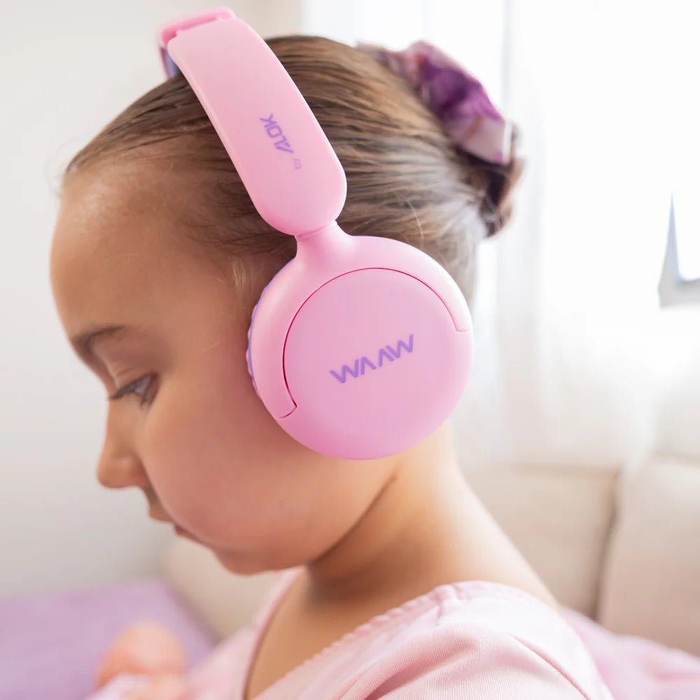 Headphone Bluetooth WAAW KIDS JOY 200 ROSA