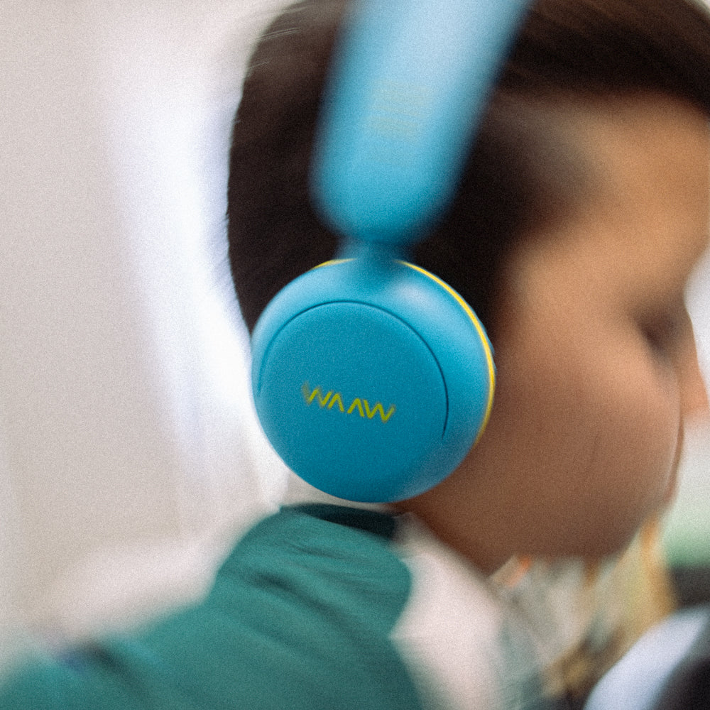 Headphone Bluetooth WAAW KIDS JOY 200 Azul