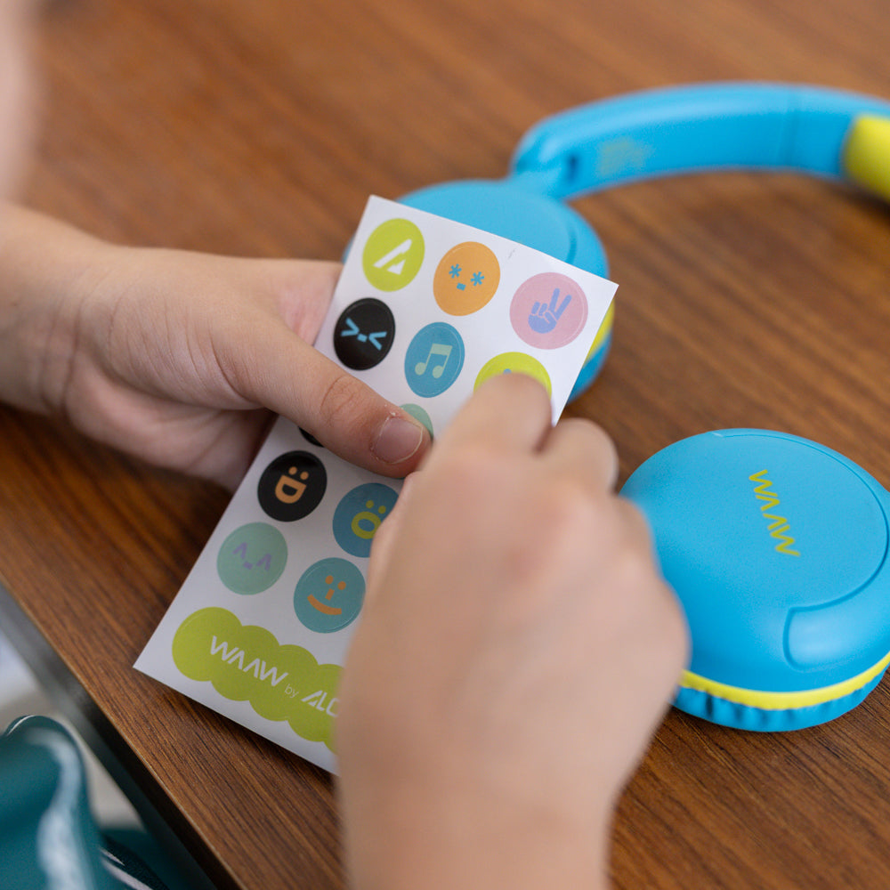 Headphone Bluetooth WAAW KIDS JOY 200 Azul