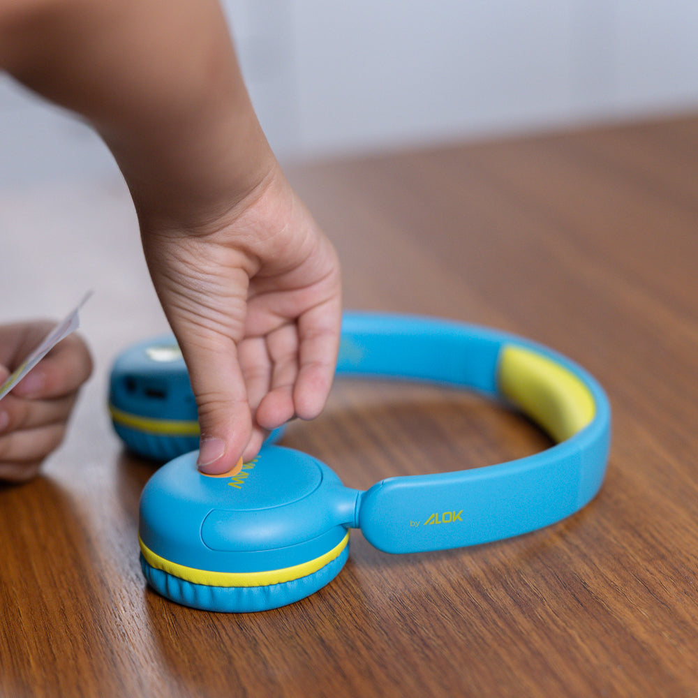 Headphone Bluetooth WAAW KIDS JOY 200 Azul