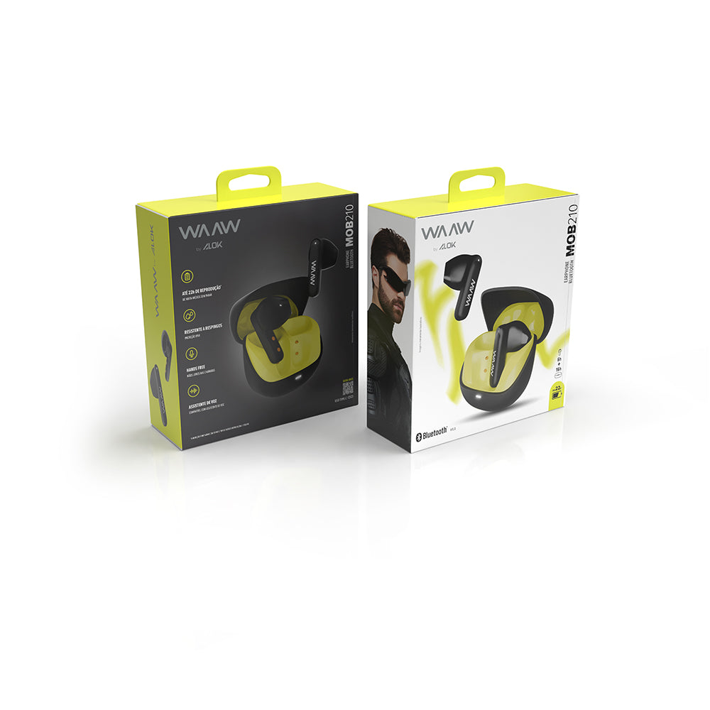 Fone de Ouvido Bluetooth WAAW MOB 210
