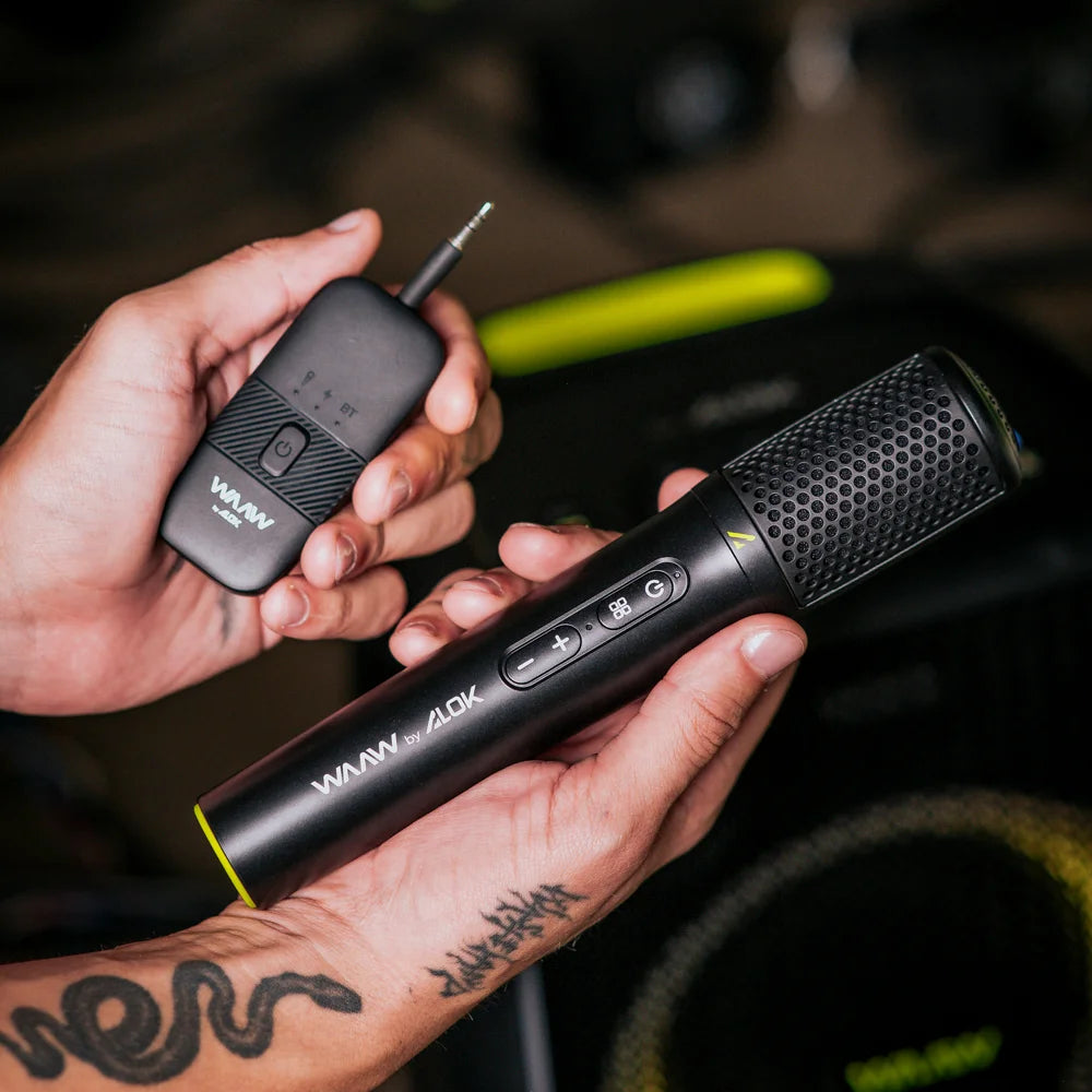 Microfone Bluetooth WAAW VOCAL 100 PRO
