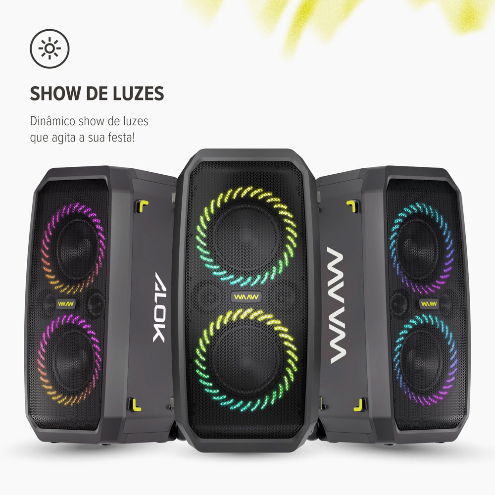 Caixa de Som WAAW BEAT 3000