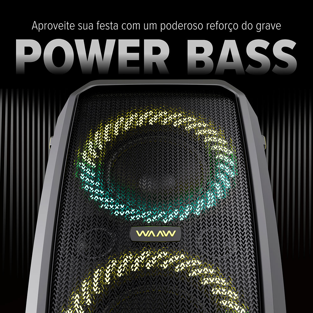 Caixa de Som WAAW BEAT 3000
