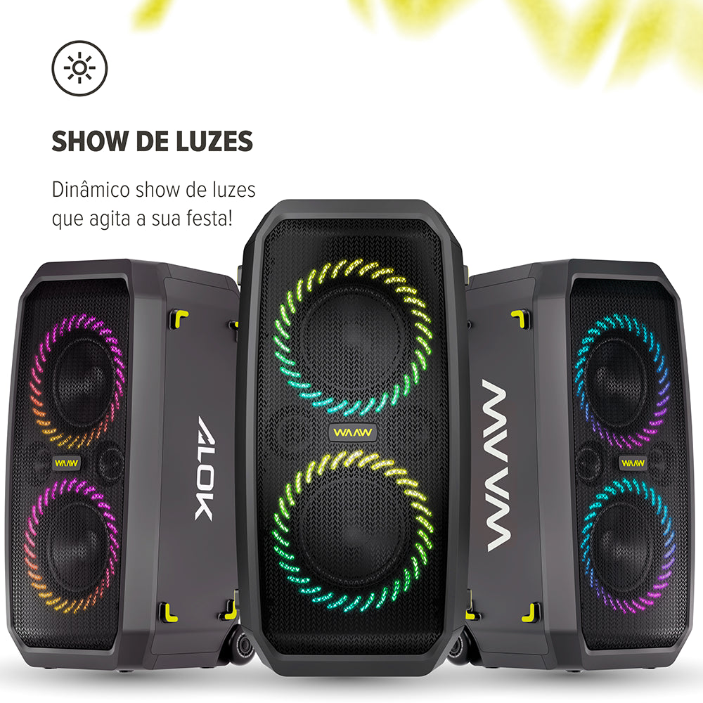 Caixa de Som WAAW BEAT 3000