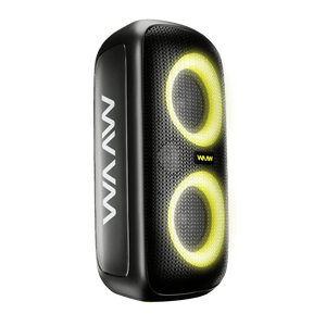 Caixa de som Bluetooth INFINITE 100 WAAW by Alok fundo transparente