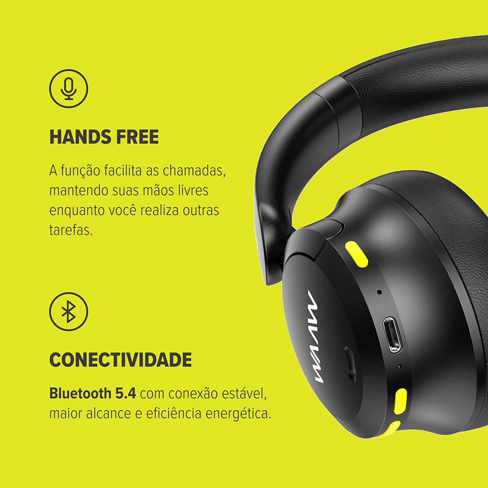 Fone de Ouvido Bluetooth WAAW ESSENCE 200